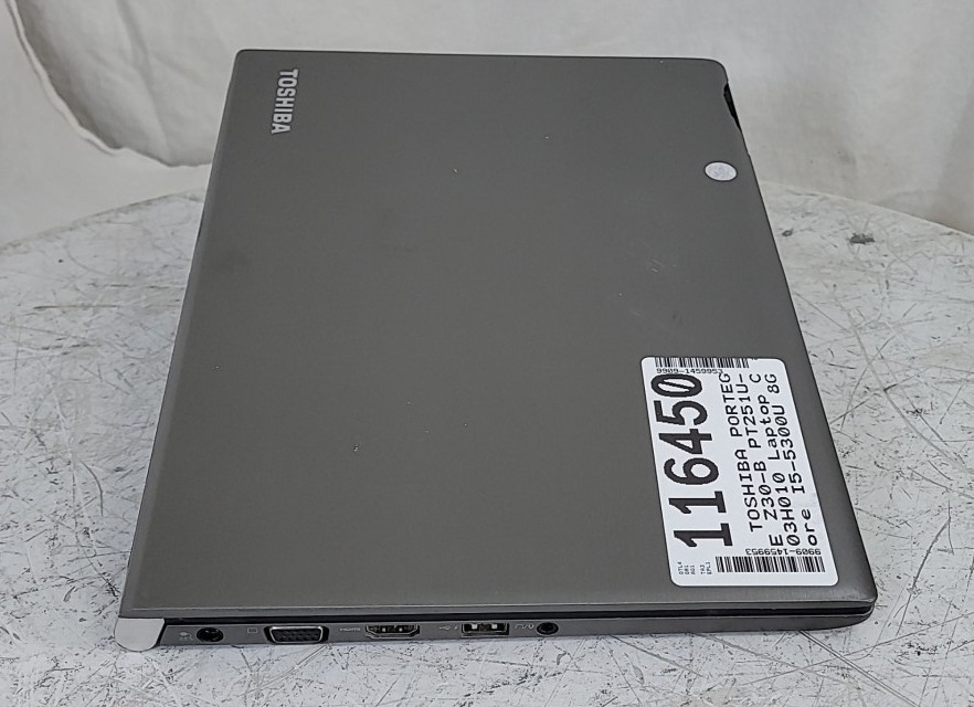 TOSHIBA PORTEGE Z30-B PT251U-03H010 Laptop Core I5-5300U 8GB 128GB SEE NOTES