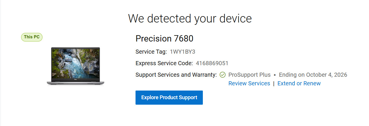 Dell Precision 7680 16″ | i9-13950HX | RTX 4090 16GB | 64GB DDR5 SO-DIMM | 512GB