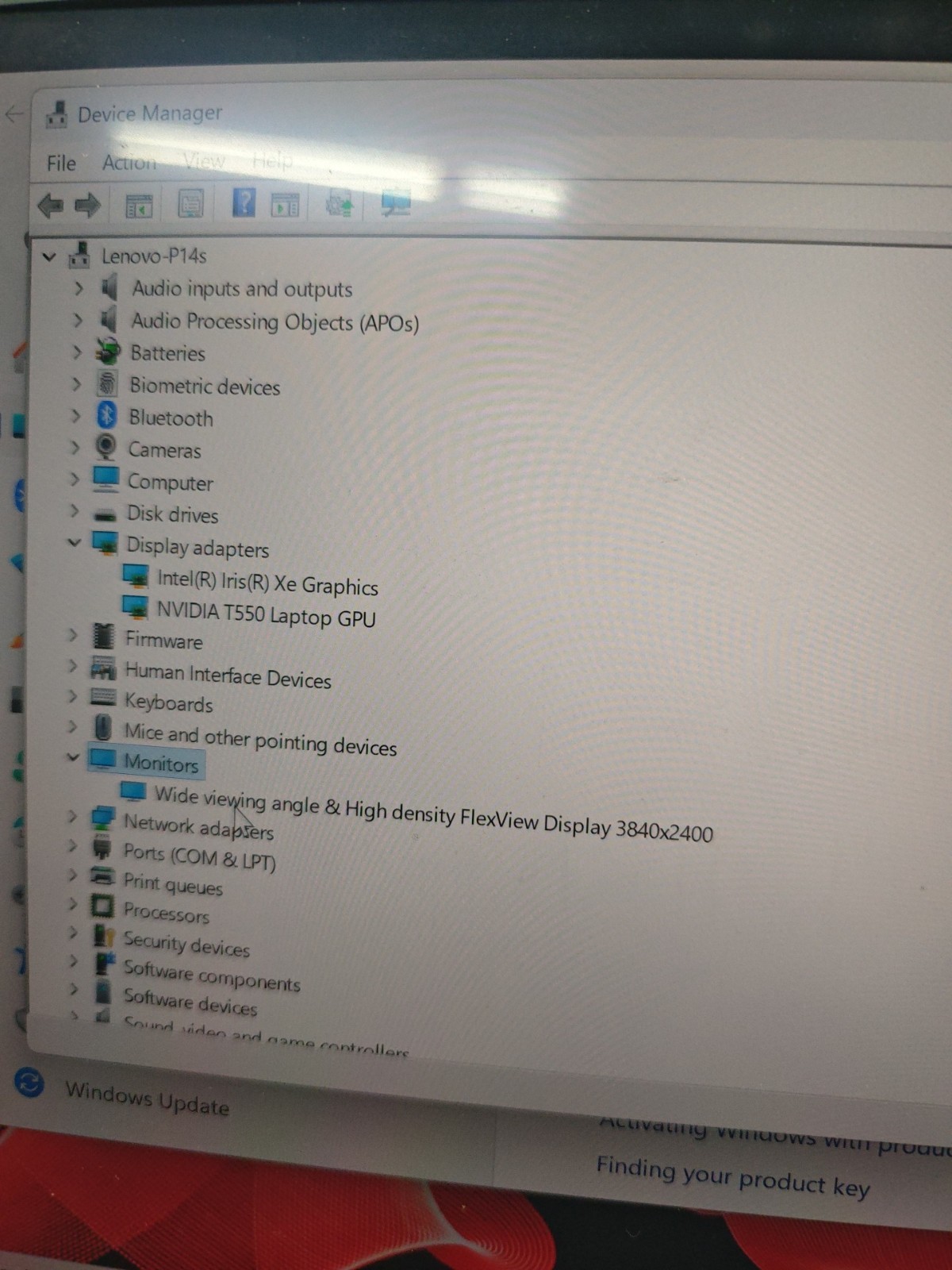 Lenovo ThinkPad P14s 4K UHD, i7-1280P 14 cores, 32GB 1TB, NVIDIA T550 W11Pro
