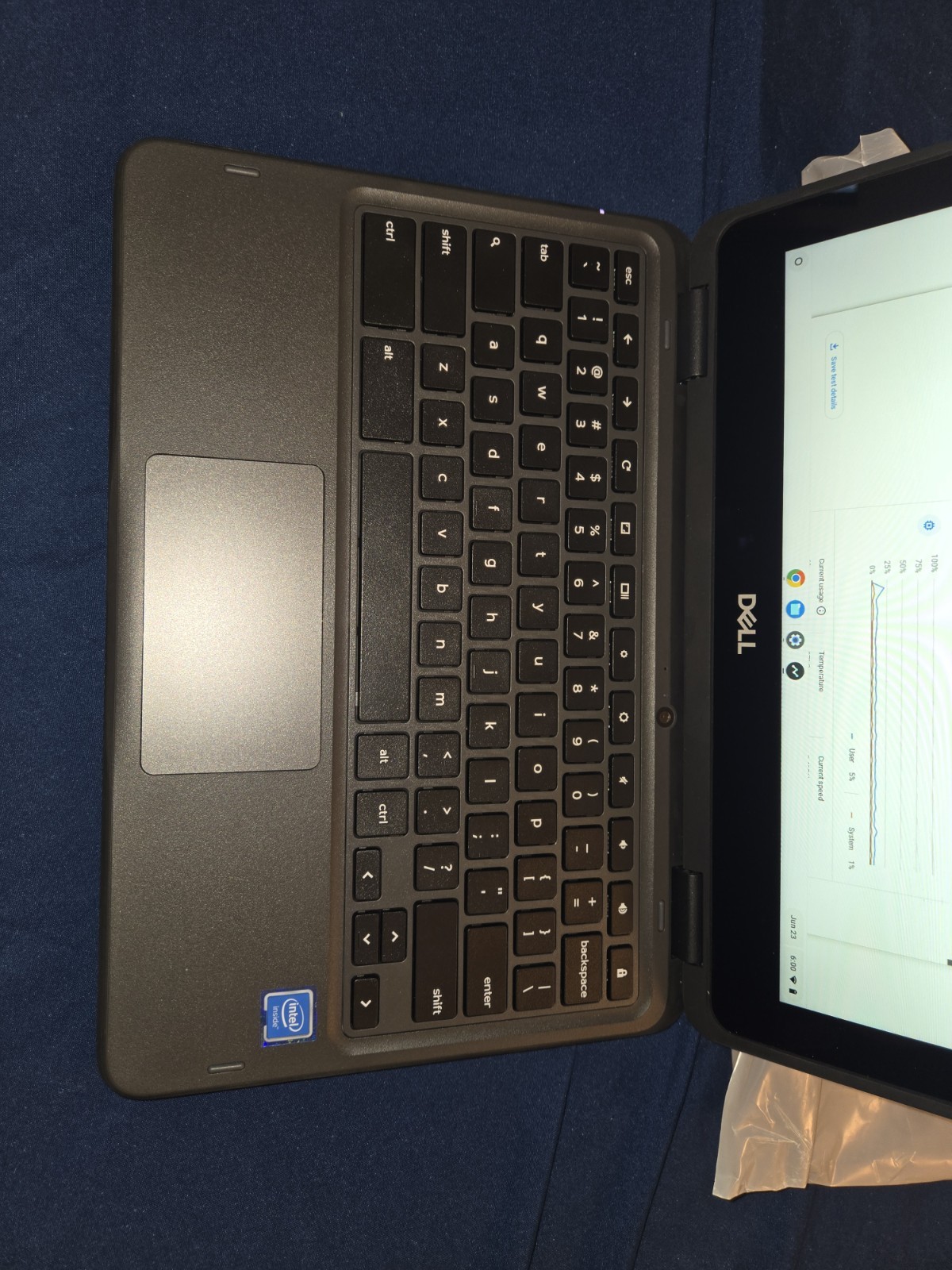 Dell Chromebook 3100 touchscreen 2-in-1 Laptop 8GB RAM, 32GB Storage Open Box