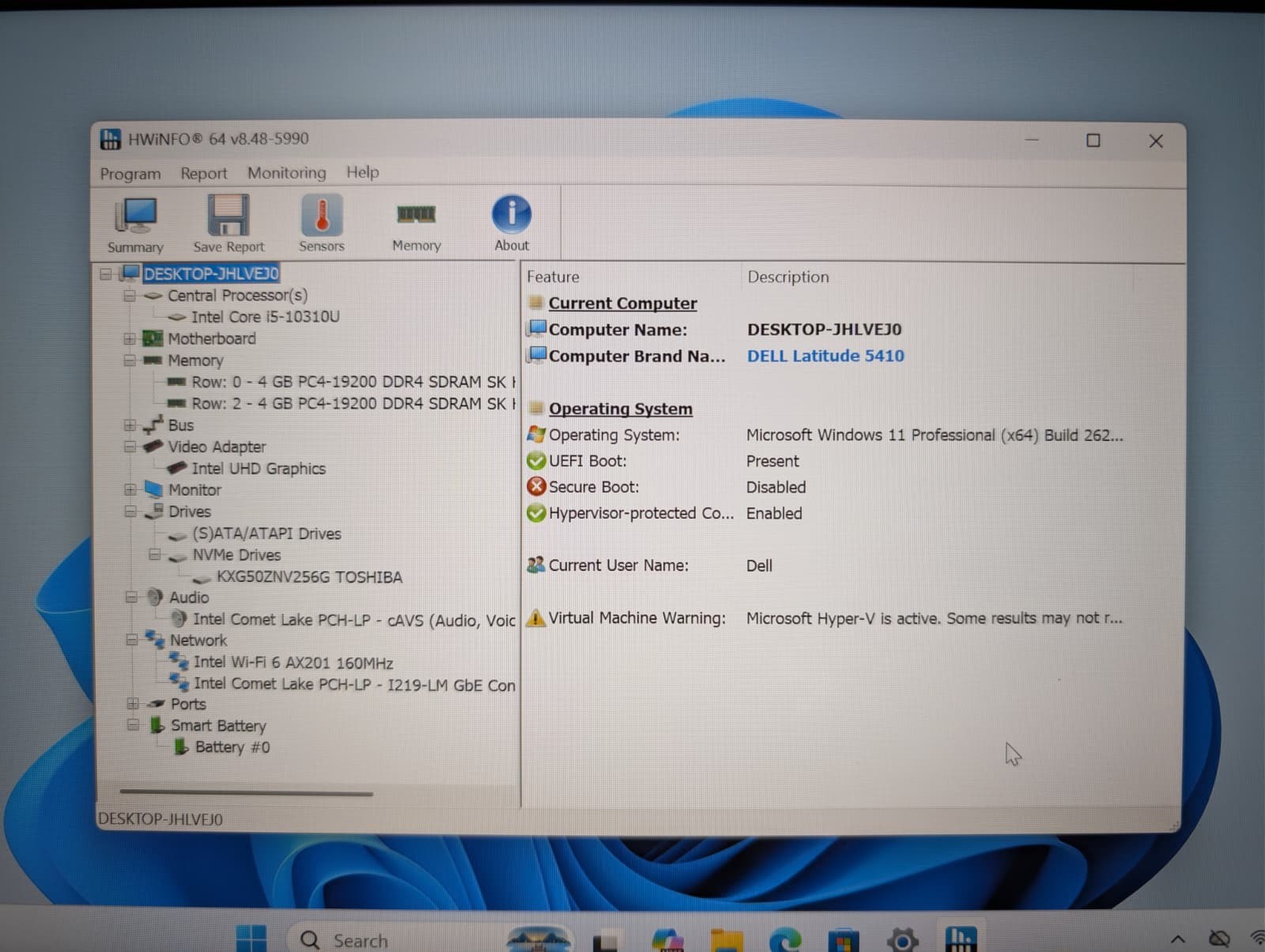 Dell Latitude 5410 | i5 10th Gen 8GB RAM 256GB NVMe SSD | FHD Backlit Win 11 Pro