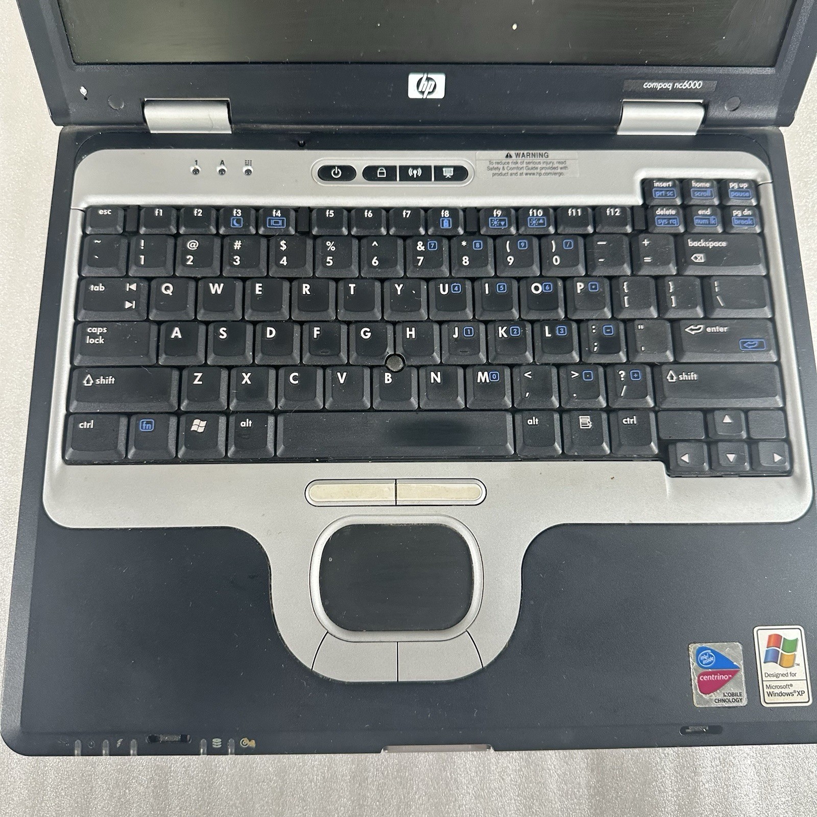 HP Compaq nc6000 Retro Gaming Laptop Pentium M 1.70GHz 512MB RAM (Windows 2000)