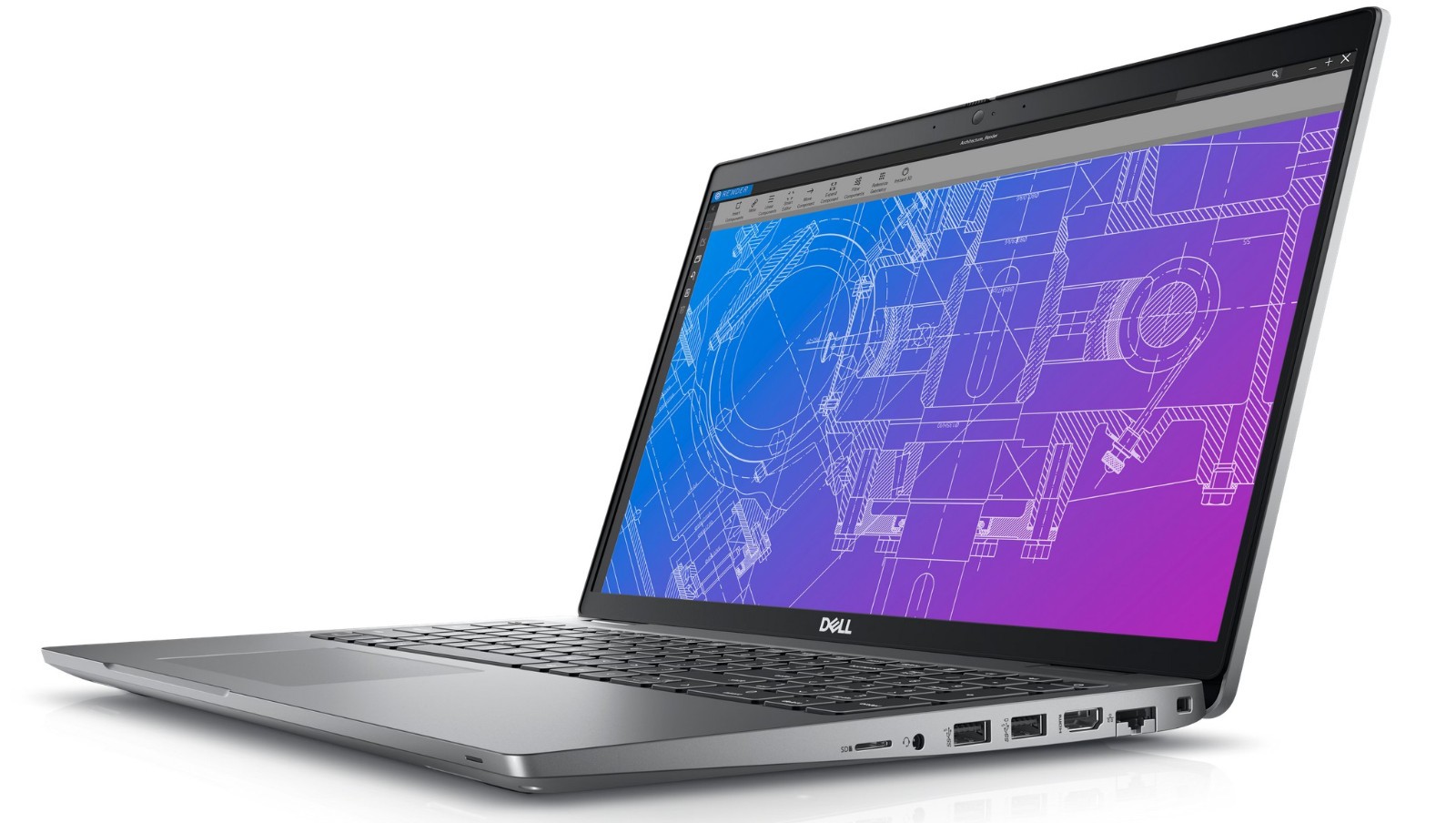 Dell Precision 3571 Laptop PC Intel i7-12th Gen 16GB Ram 256GB NVMe NVIDIA A1000