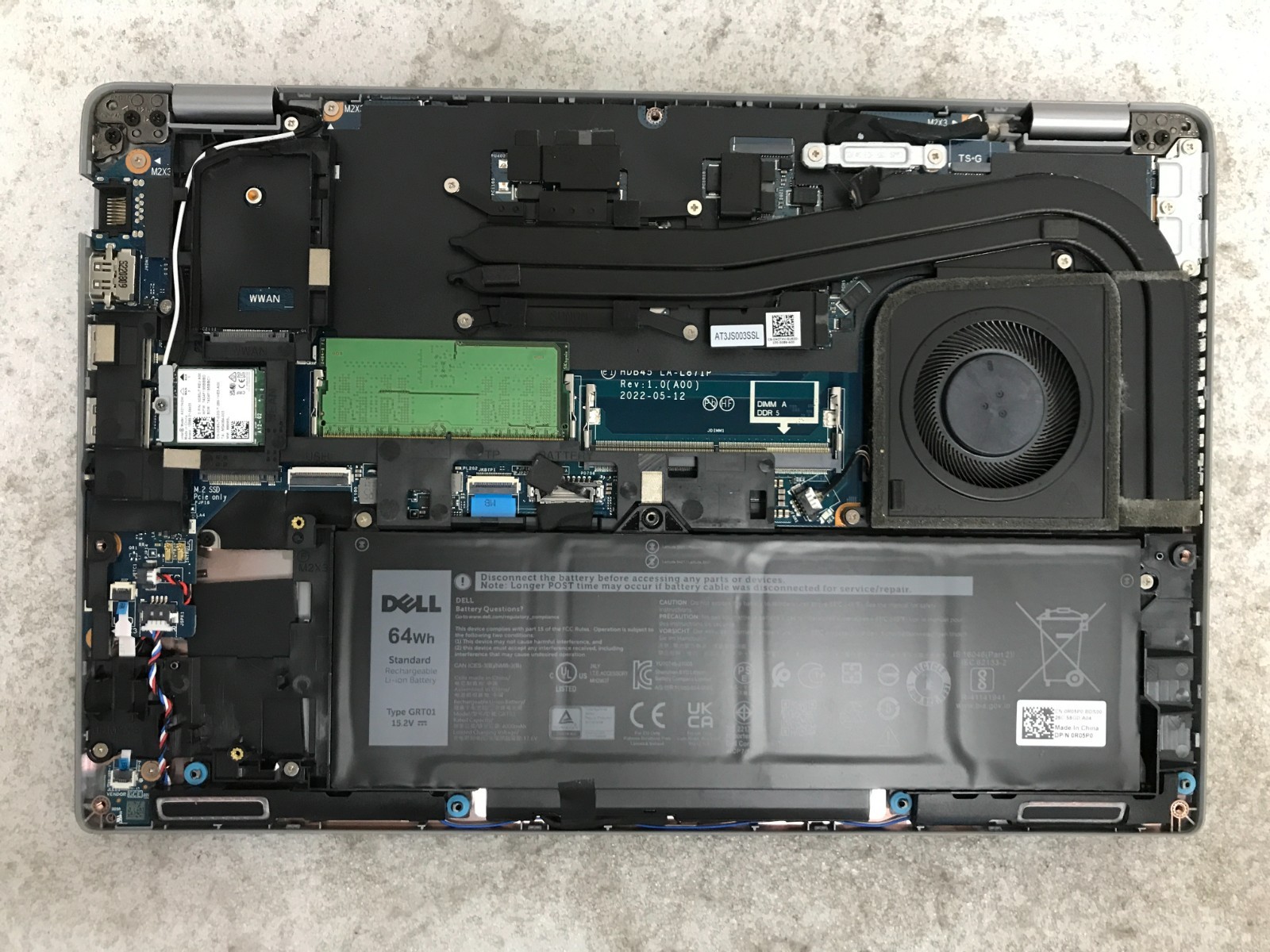 Dell Latitude 5431 / Intel Core i7-1270P 2.17GHz / 8GB RAM / No SSD