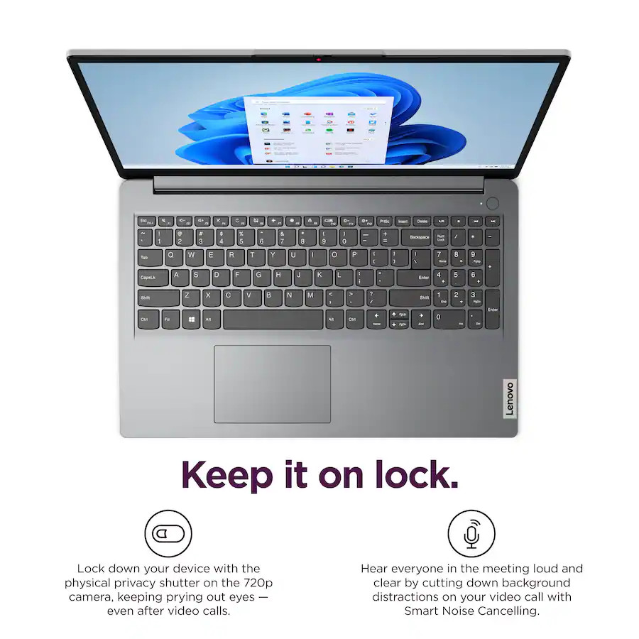 🔥 New Lenovo Ideapad 1i 15.6 FHD Intel i5-1335U/16GB/256GB SSD/Windows 11 Gray