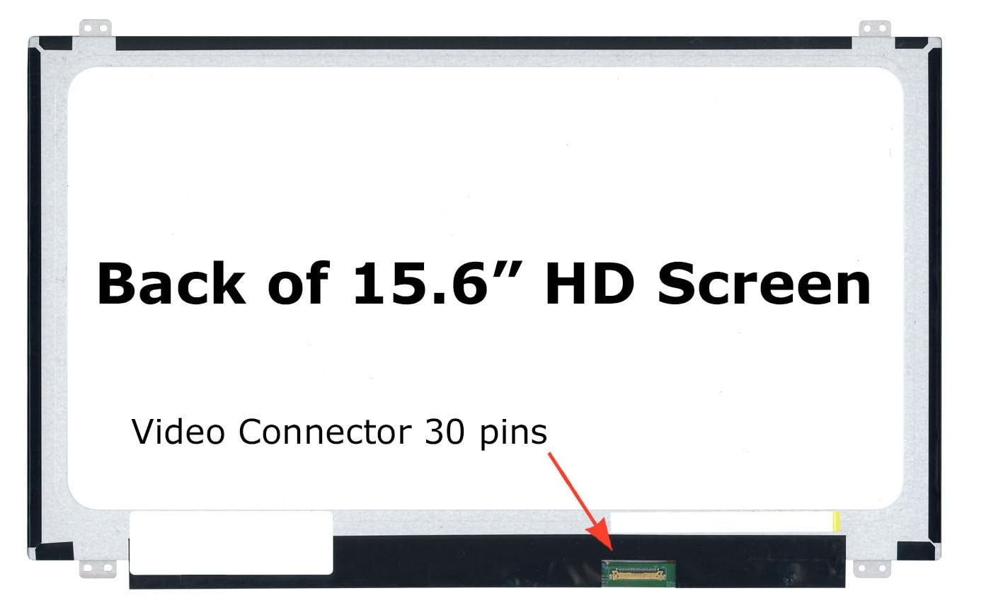 SCREENARAMA New Screen Replacement for HP 15-BS212WM, HD 1366×768, Glossy, LCD L