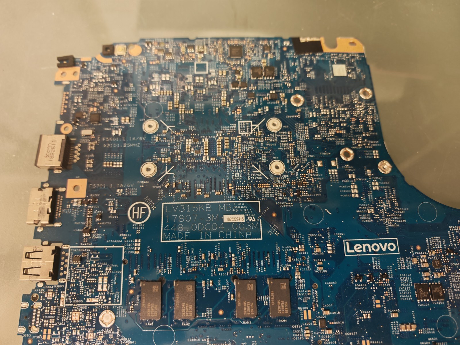LENOVO V130-15 MOTHERBOARD 448.0DC04.003M INTEL I5-7200U NTEL HD 620 4GB RAM