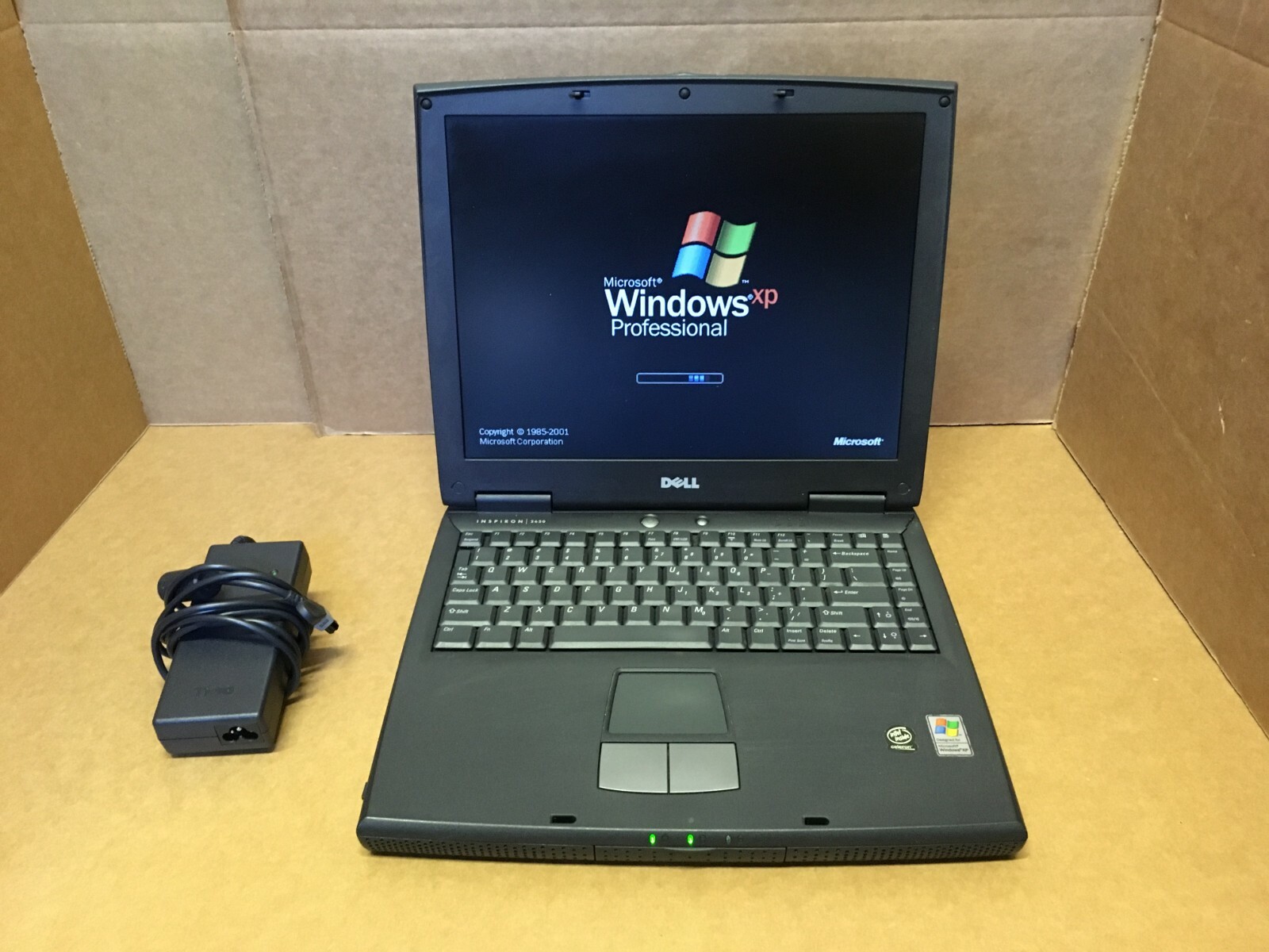 Dell Inspiron 2650 Laptop 1.50 GHz 18.6GB HDD 512MB RAM Windows XP Office 2000