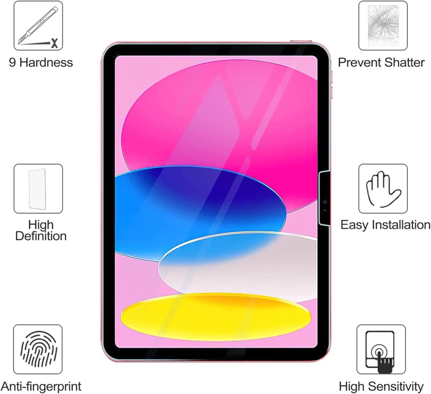 Screen Protector for iPad 11th 10th Generation (iPad A16 11-inch 2025/10.9 inch