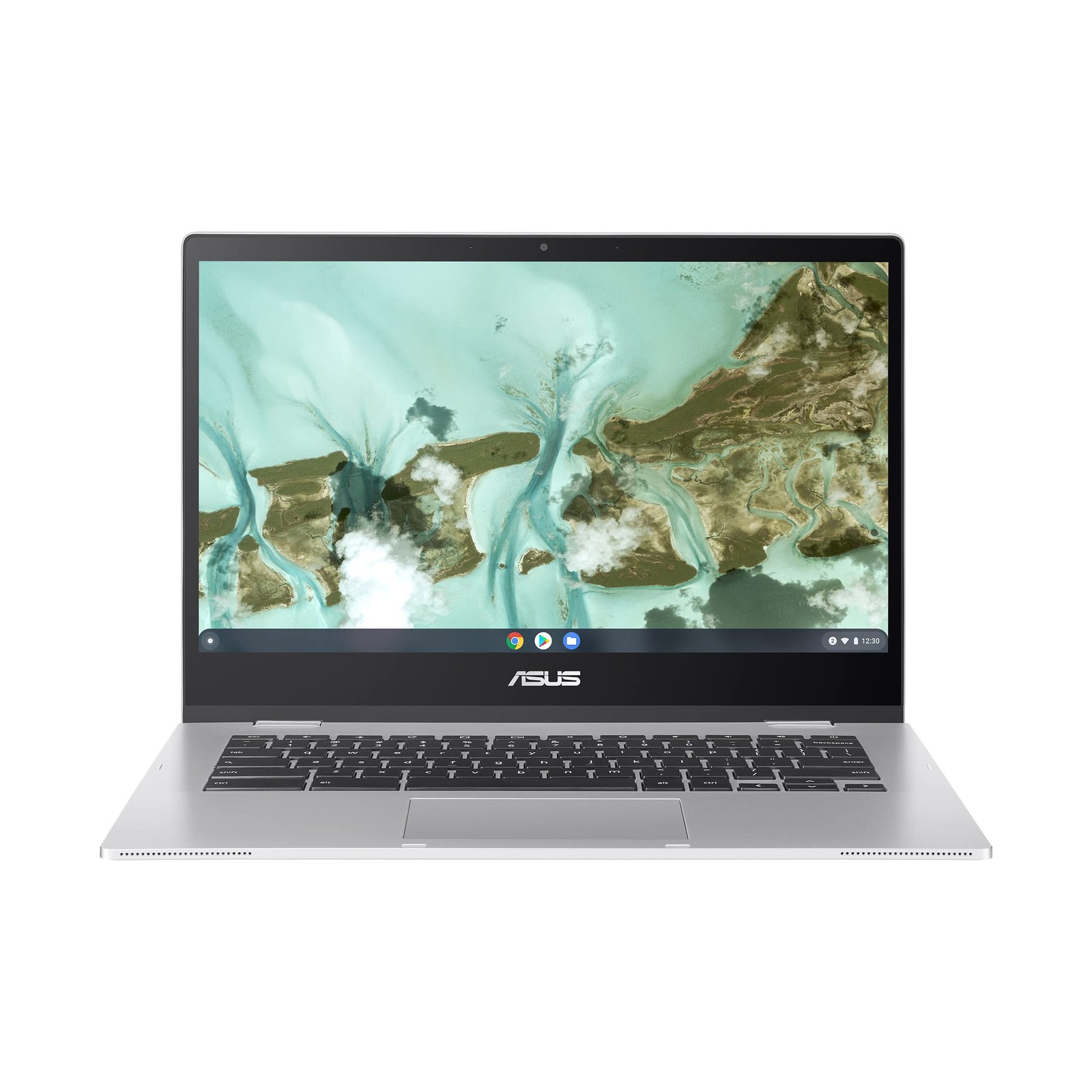 ASUS Chromebook CX1, 14″ FHD, 64GB Storage, ChromeOS, Transparent Silver *READ