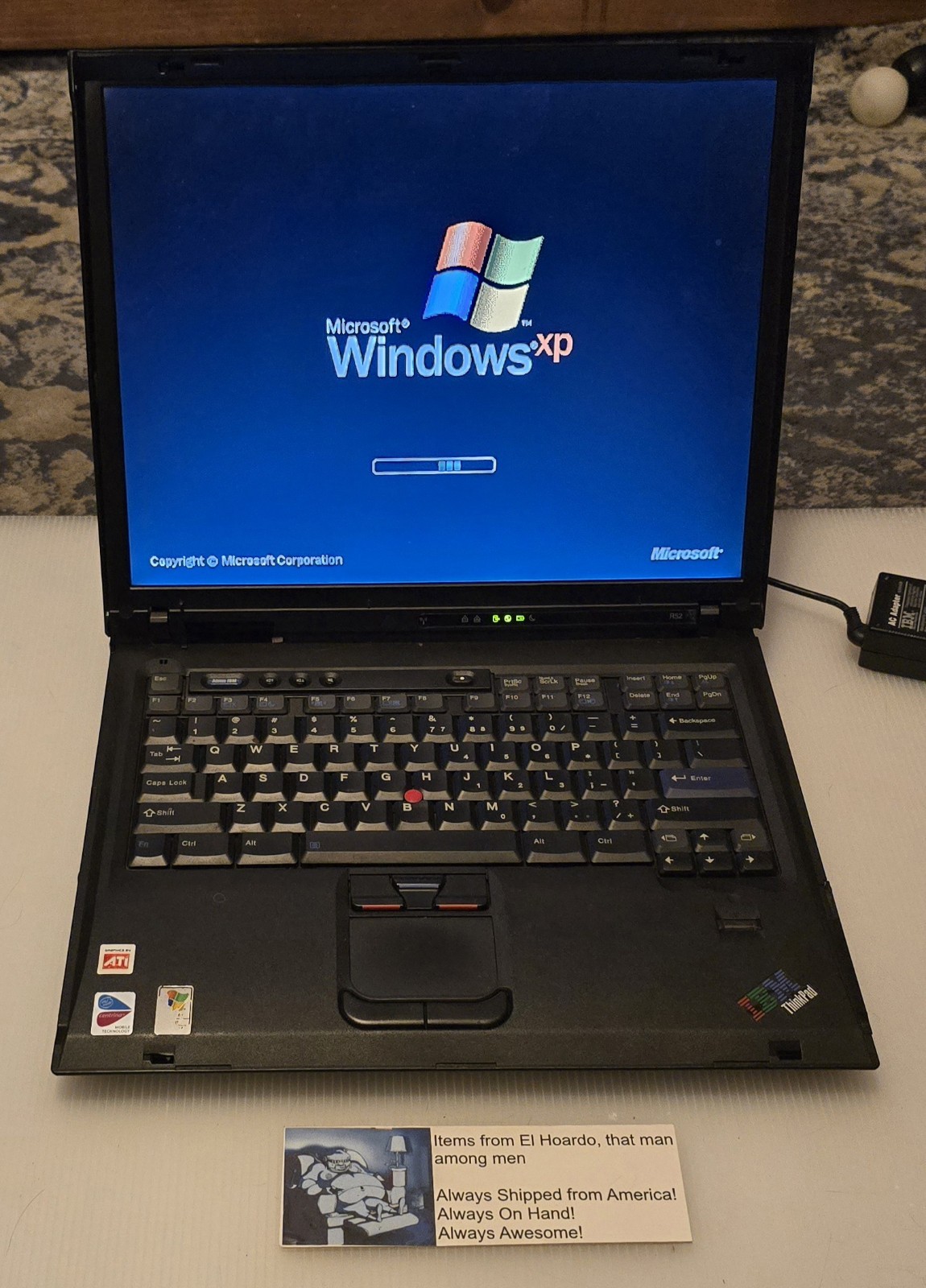 IBM Thinkpad R52 1GB Ram 60GB HDD 1.73 Ghz Pentium M Windows XP ATI Radeon X300