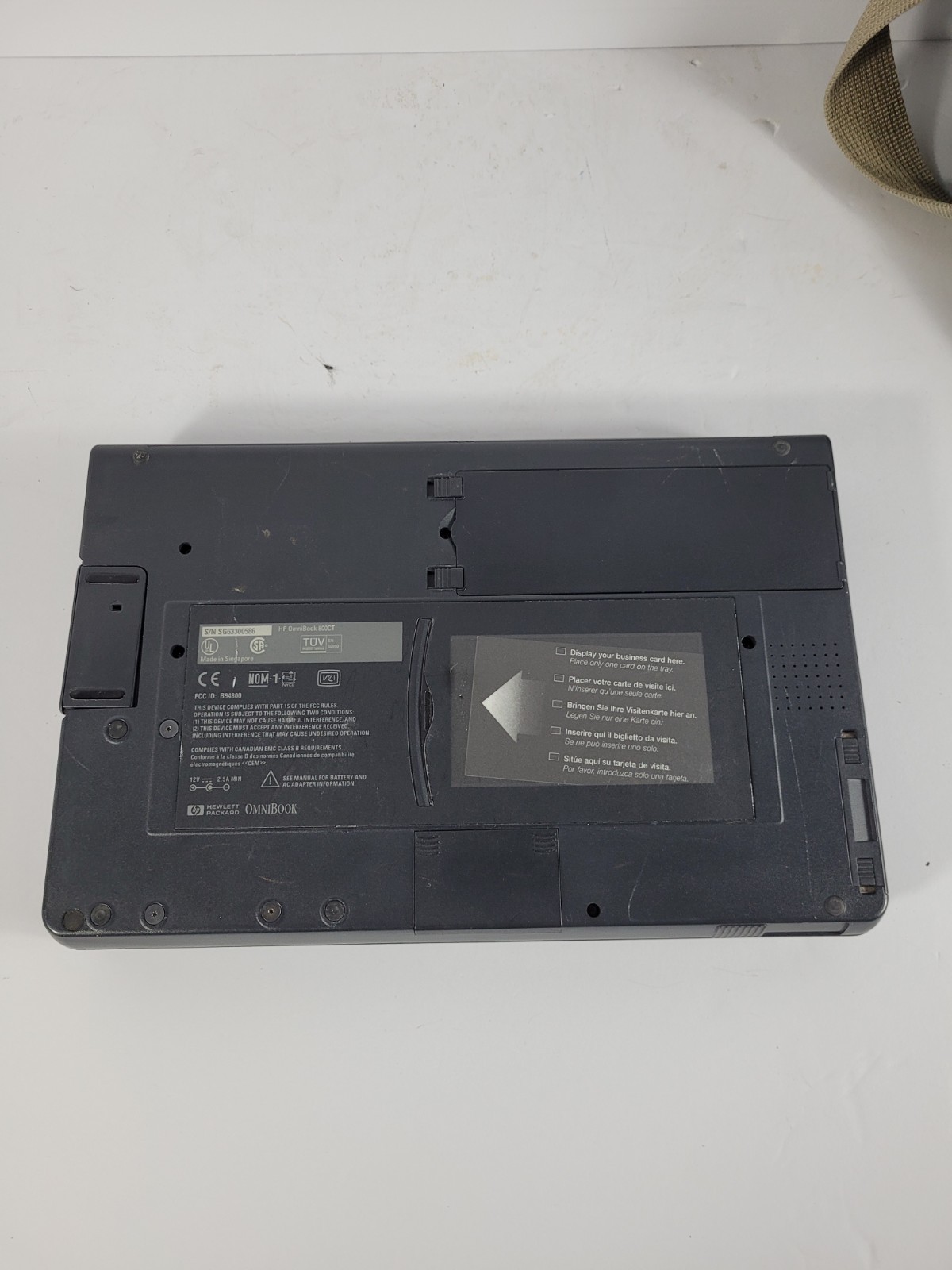 Hewlett Packard HP Omnibook 800CT Notebook Laptop Fully Functional Ships Free