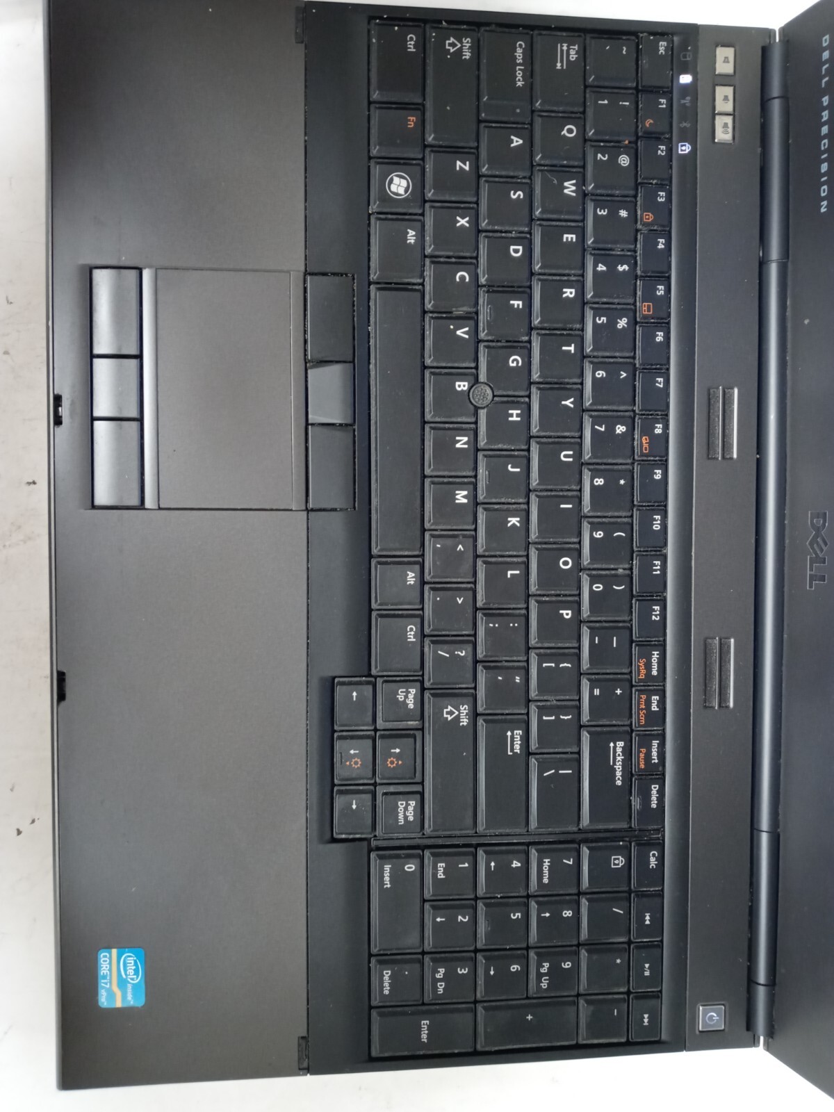 DELL PRECISION M4600 INTEL CORE I7-2720QM 2.20GHZ 16GB RAM NO HDD NO ADAPTER