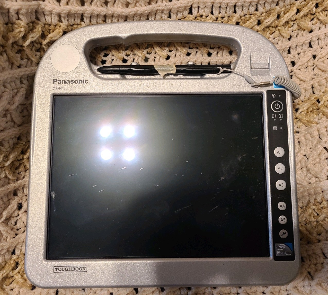 Panasonic Toughbook CF-H1 Tablet – No Power Adapter, No HDD