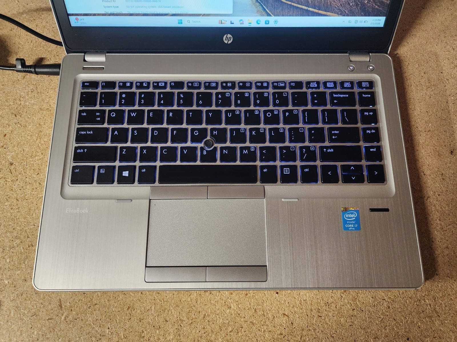 HP EliteBook Folio 9480m i7-4600U 2.1GHz 8GB RAM 256GB SSD Win 11 Pro #2