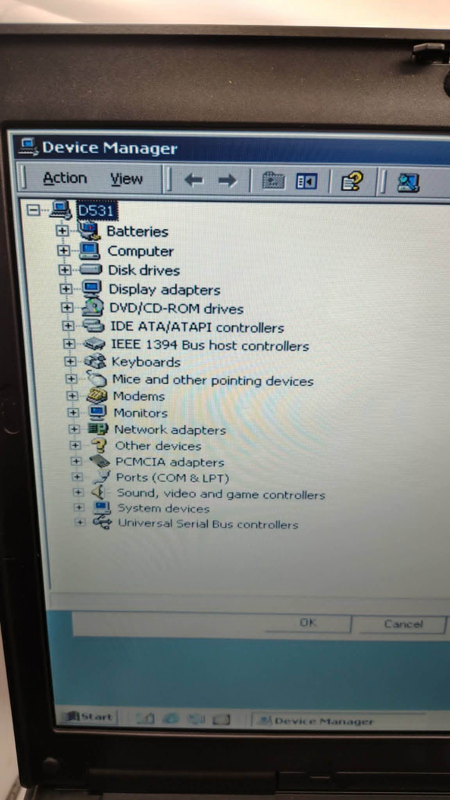 Vintage Dell Laptop Duo Windows 2000 2GB 80GB RS232 Serial Com Port new battery