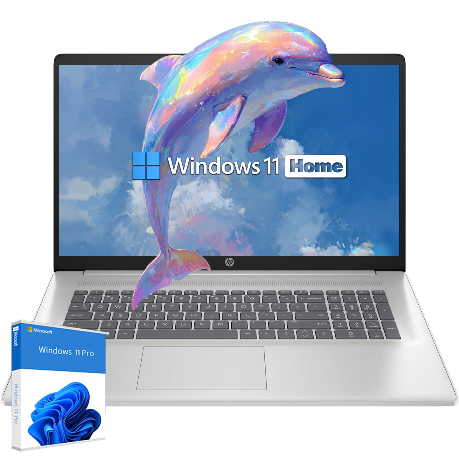 HP 17.3″ Laptop computer Win11Pro 2.7~4.3GHz AMD Ryzen 5-7430U 64GB RAM 2TB SSD