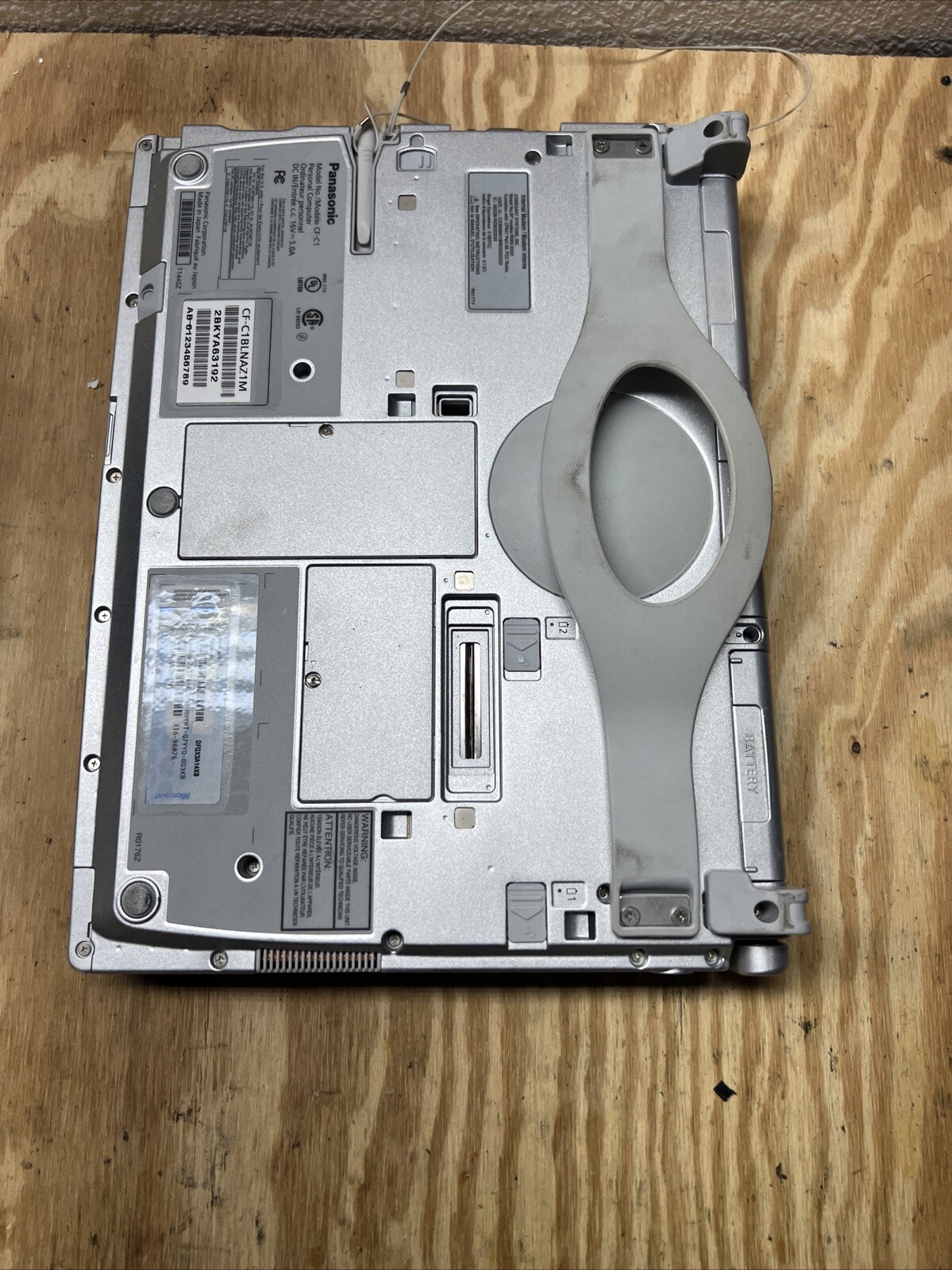 Panasonic Toughbook CF-C1 i5-2520M 4GB RAM 500GB HDD Win 11 Pro Bad Battery