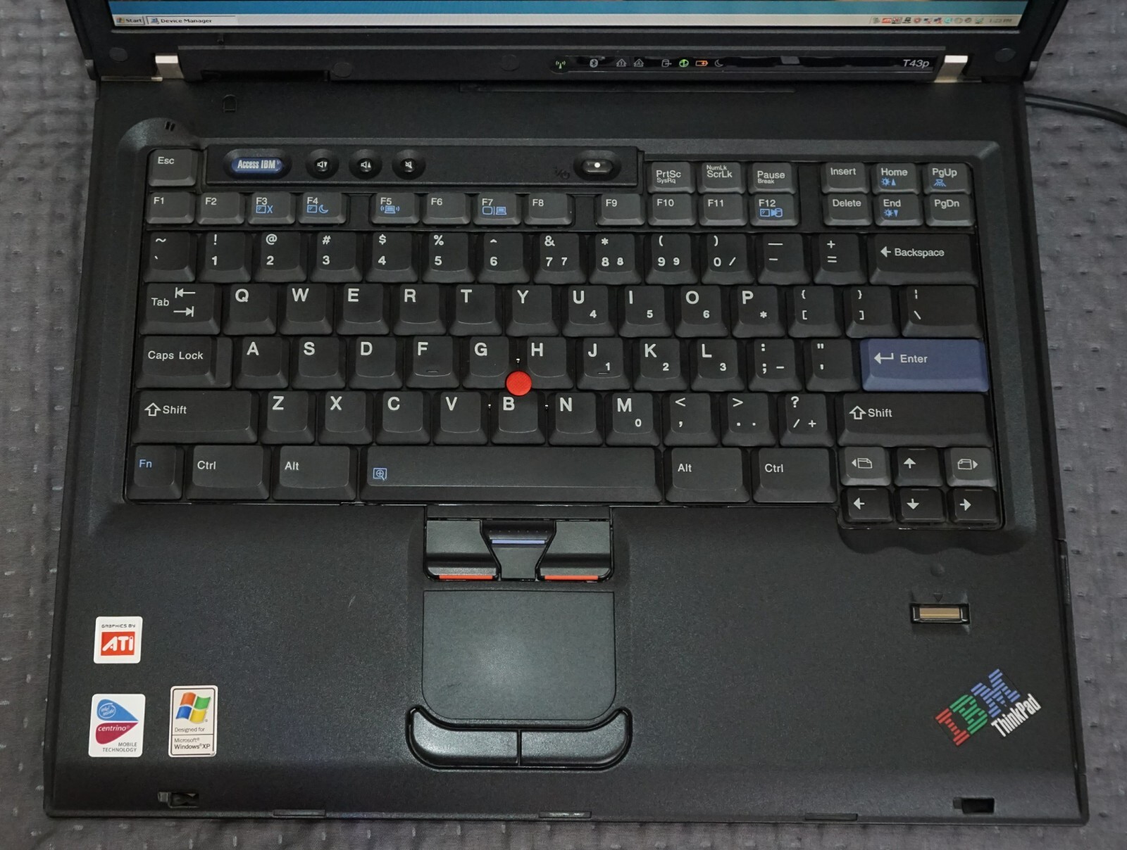 Collector grade IBM laptop Thinkpad T43p, TYPE 2668-H2U absolute flagship model