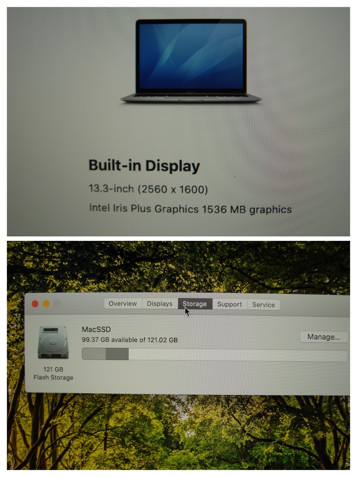 Apple MacBook Air 13″ A2179 2020 i3-1000NG4 1.1GHz 8GB 128GB OS Catalina MWTJ2LL