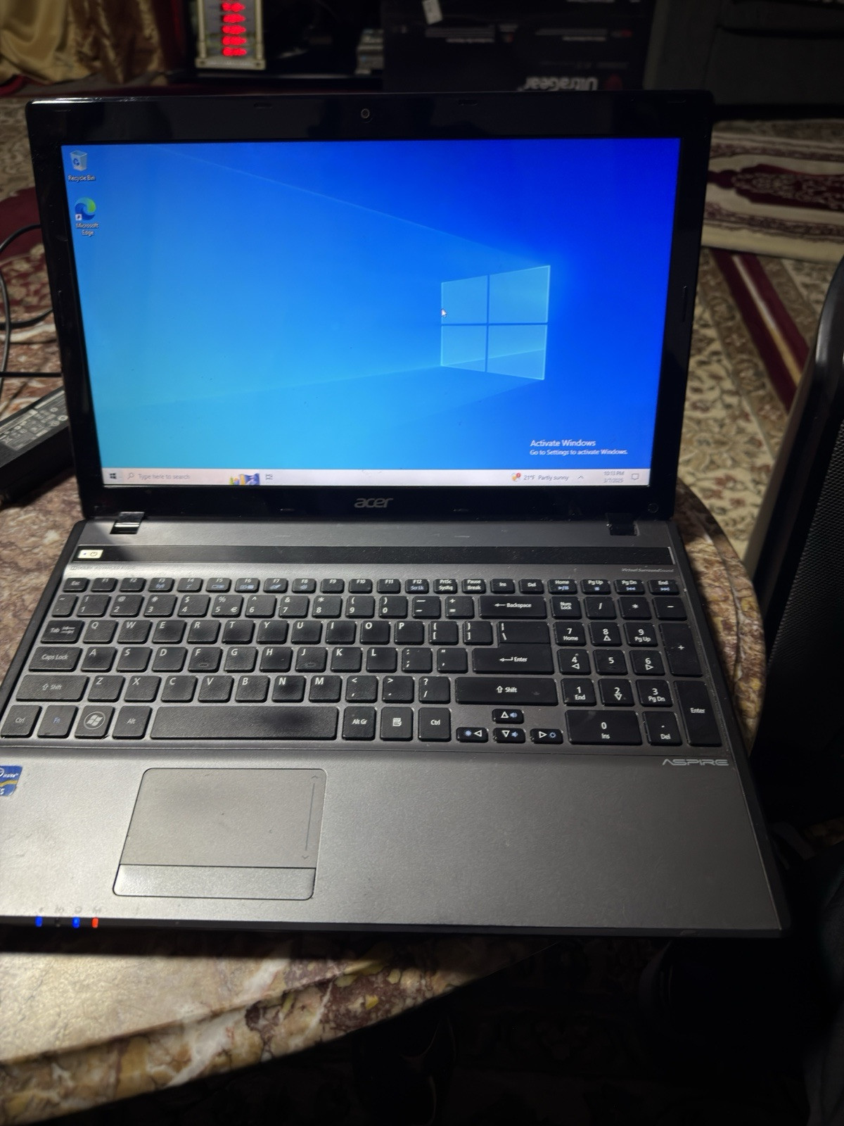 Acer P5WE0 Intel Core i5-2410M 2.5 GHz 6 GB RAM 500GB HDD