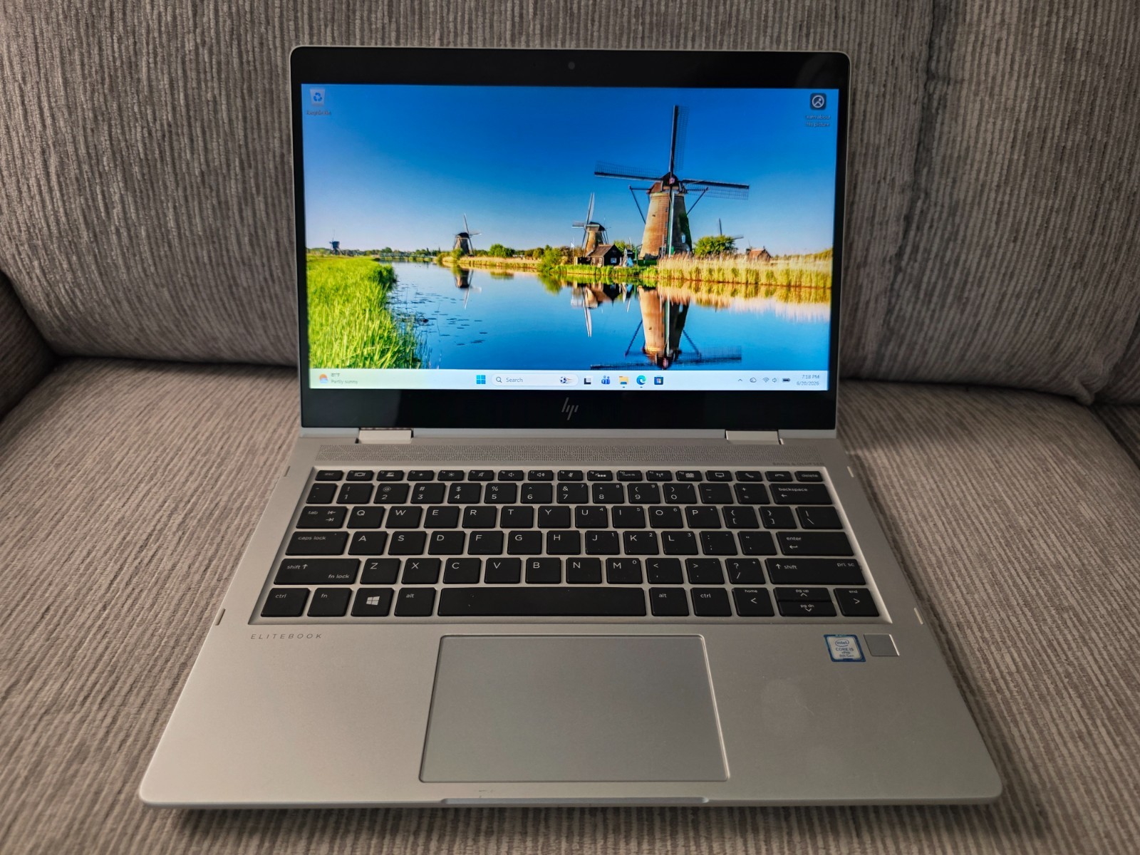 HP EliteBook x360 830 G6 13.3″ Touch i5-8365U 32GB RAM 256GB SSD Win 11 Pro/Ent