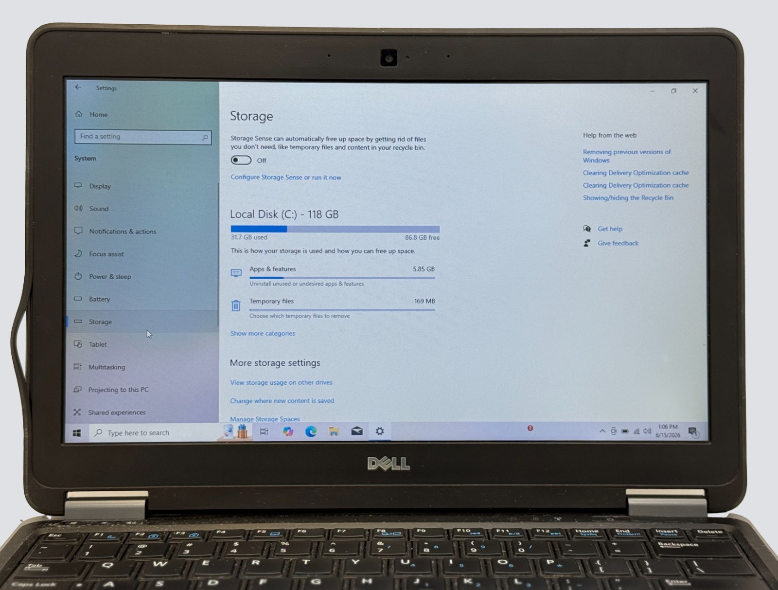 Dell Latitude E7240 i7-4600u 2.1GHz 8GB RAM 128GB SSD Win 10 Home