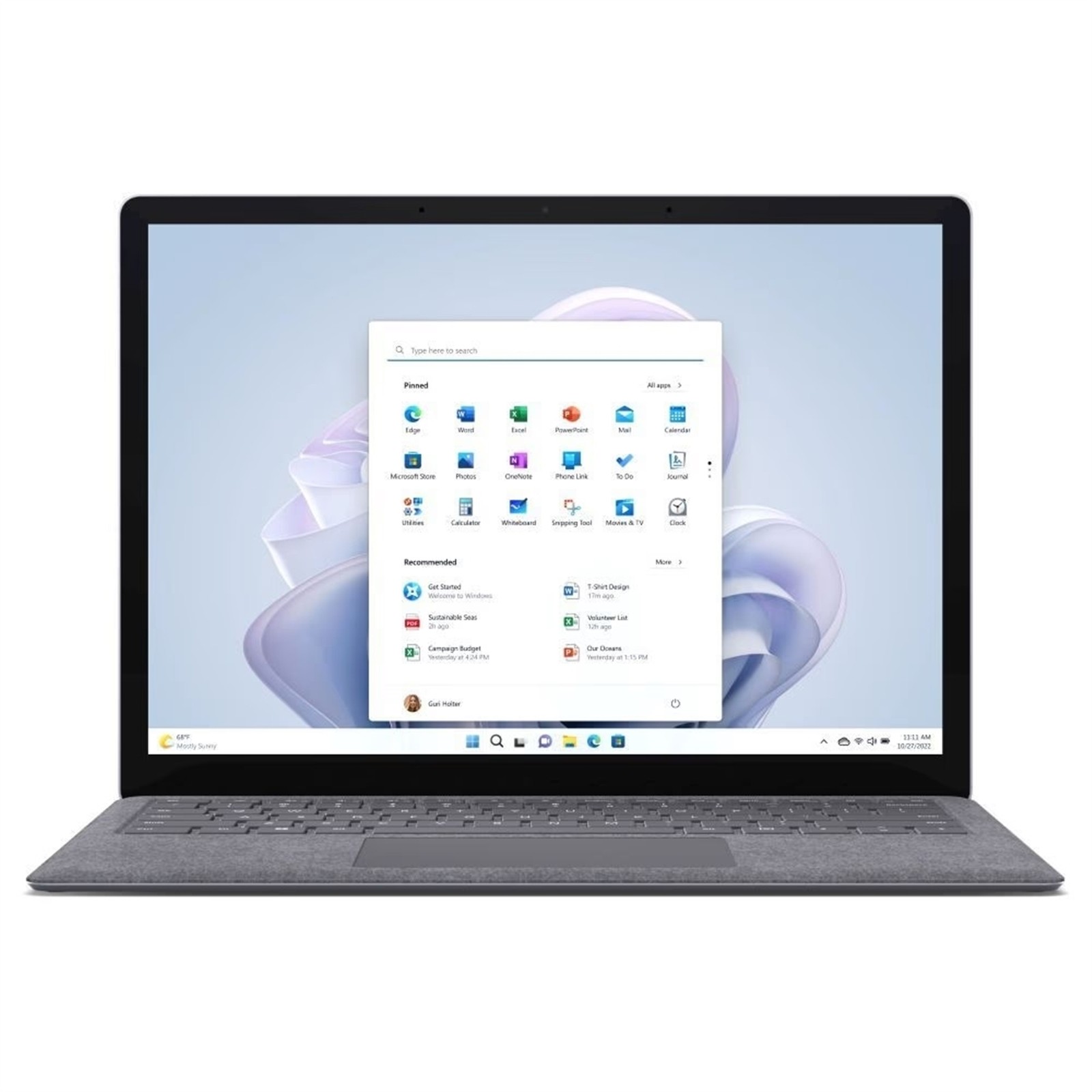 Microsoft Surface Laptop 5 13.5″ 256GB WIN11H, Platinum