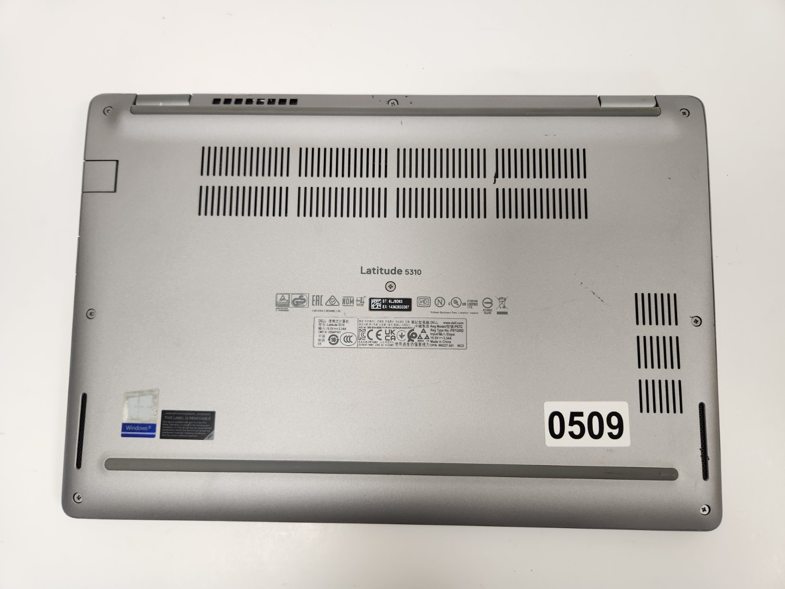 Dell Latitude 5310 Core i5-10210U, 8GB RAM, 256GB NVME, Win11 PRO *READ #0509