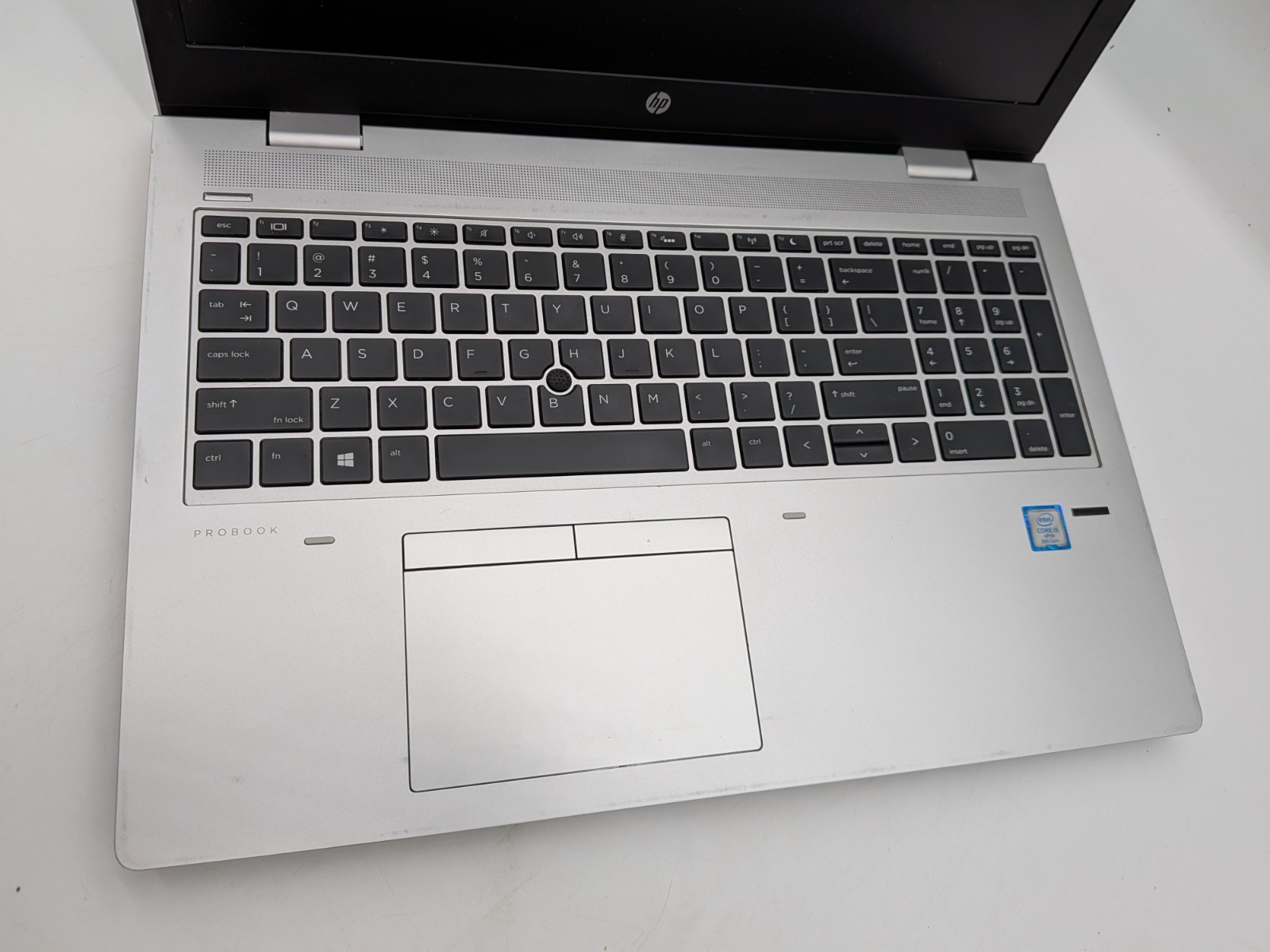 HP Probook 650 G4 Laptop For Parts/Reapir NO HDD/RAM. Bad Hinges