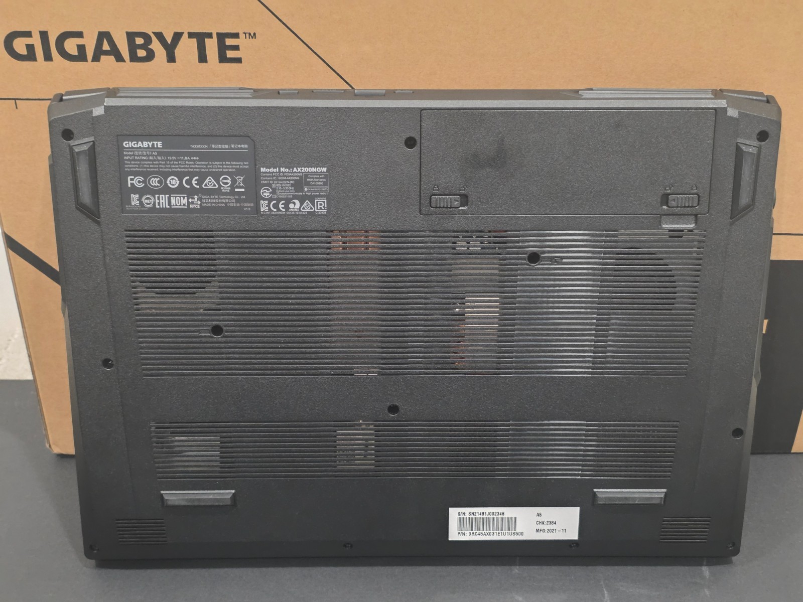 GIGABYTE – A5 X1 Gaming Laptop – 240Hz FHD 1920×1080 – NVIDIA GeForce RTX 3070 –