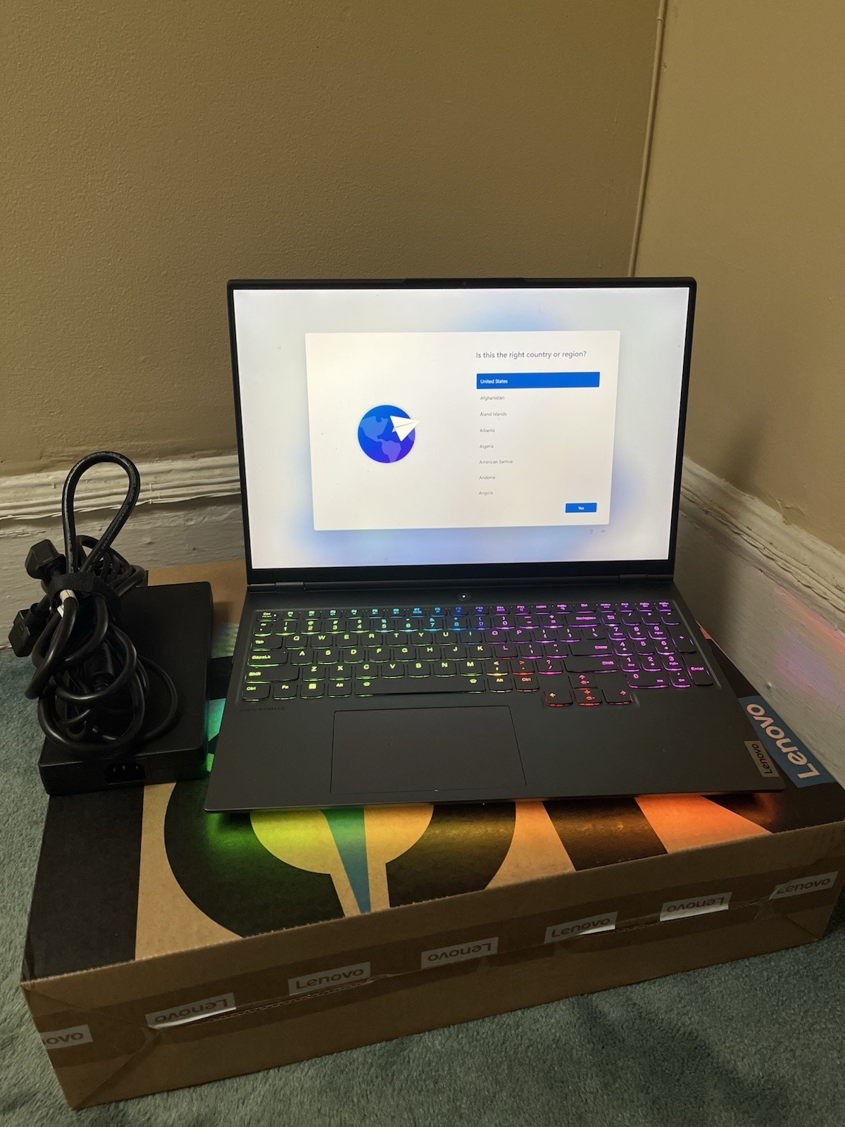 Lenovo Legion 7 16ACHg6 – AMD Ryzen 5800H 3.2 Ghz/ RTX3070 / 16GB Ram / 1 TB SSD