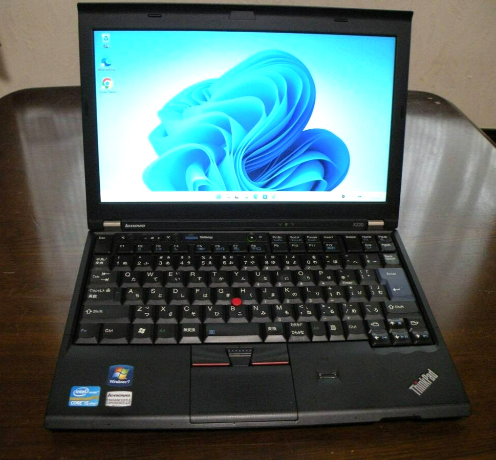 lenovo ThinkPad X220 CPU i5-2520M RAM8GB SSD480GB Windows11 Pro