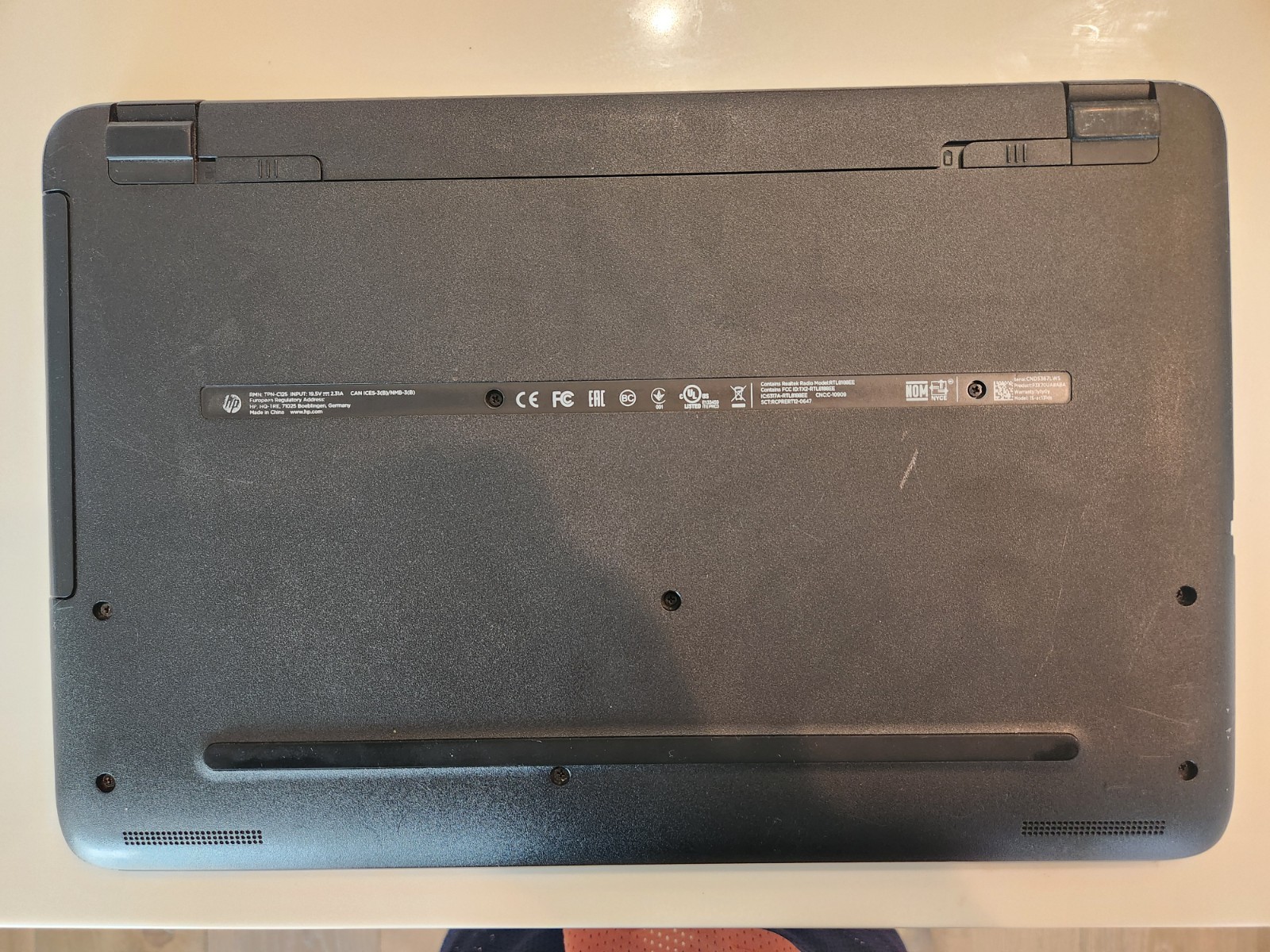 15.5″ HP Notebook 15-r254tu Intel Pentium N3700 1.60GHz 4GB DDR3 932 GB Win10Pro