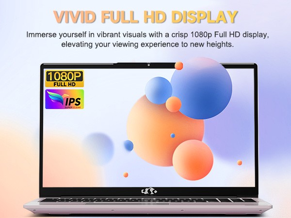 NIMO 15.6″ FHD IPS Laptop 16GB RAM 512GB SSD AMD Ryzen 5 Backlit Keyboard Win11