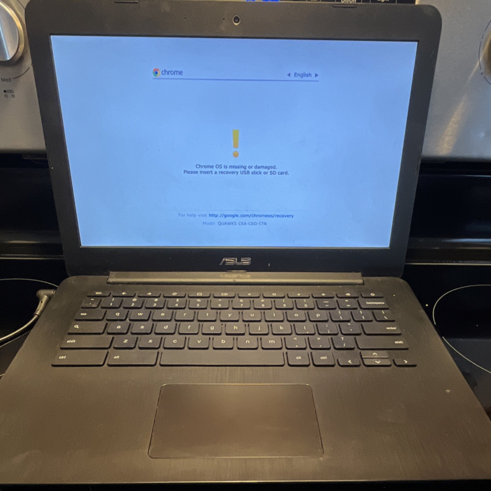 ASUS Chromebook CQA-WKS C2A-CBD-T7H 13-13.9in Laptop Chrome OS Black