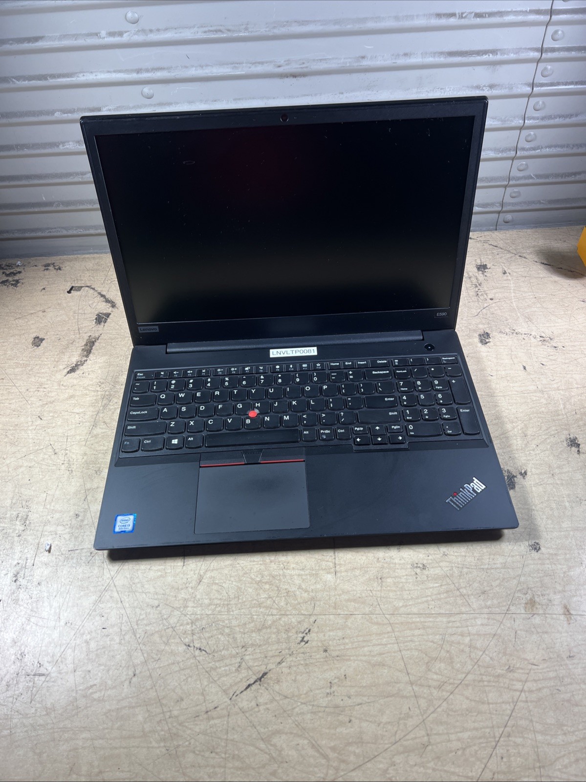 THINKPAD LENOVO E590 INTEL CORE I3-8145U 2.10GHZ 8GB RAM **NO HD/ NO CADDIE