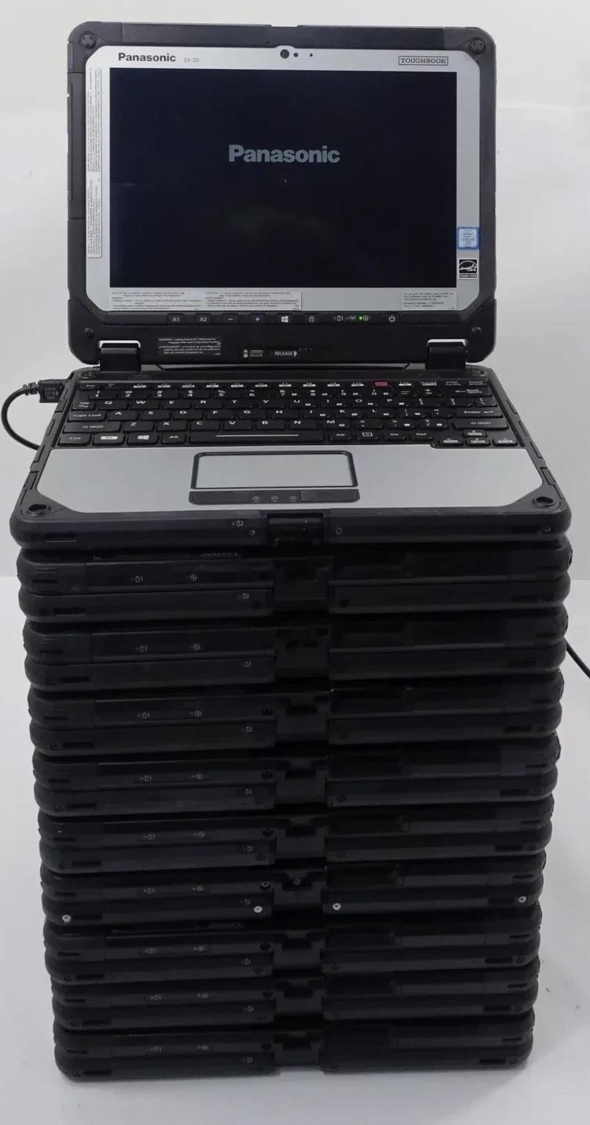 Lot 10 Panasonic ToughBook CF-20 Core i5-7Y57 1.20GHz 8GB – No HD