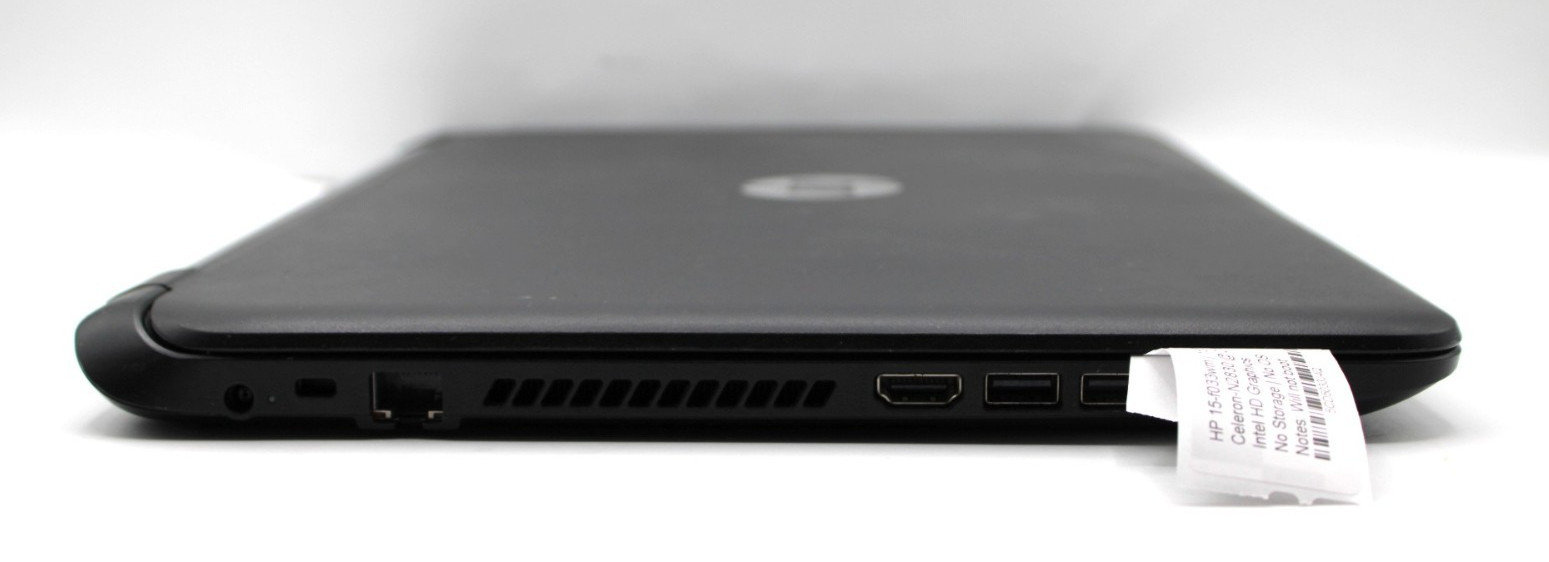 HP 15-f033wm Celeron N2830@2.16GHz 4GB DDR3 NO STORAGE OR OS *USED/TESTED*