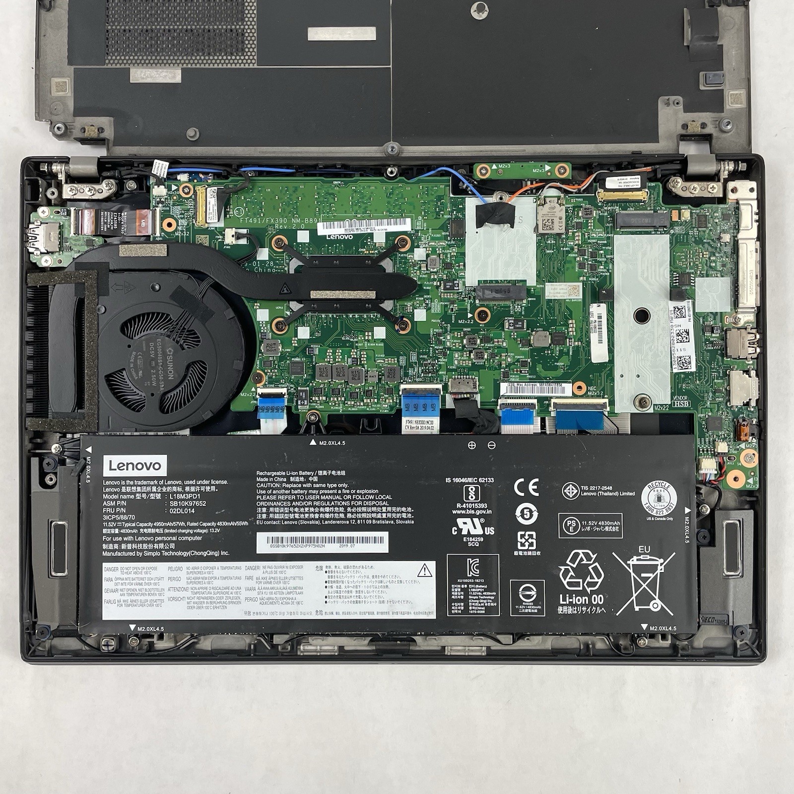 Lenovo ThinkPad T490s 14″ i5-8365U 1.60 GHz 8 GB RAM No SSD/OS/AC – Bad Corner