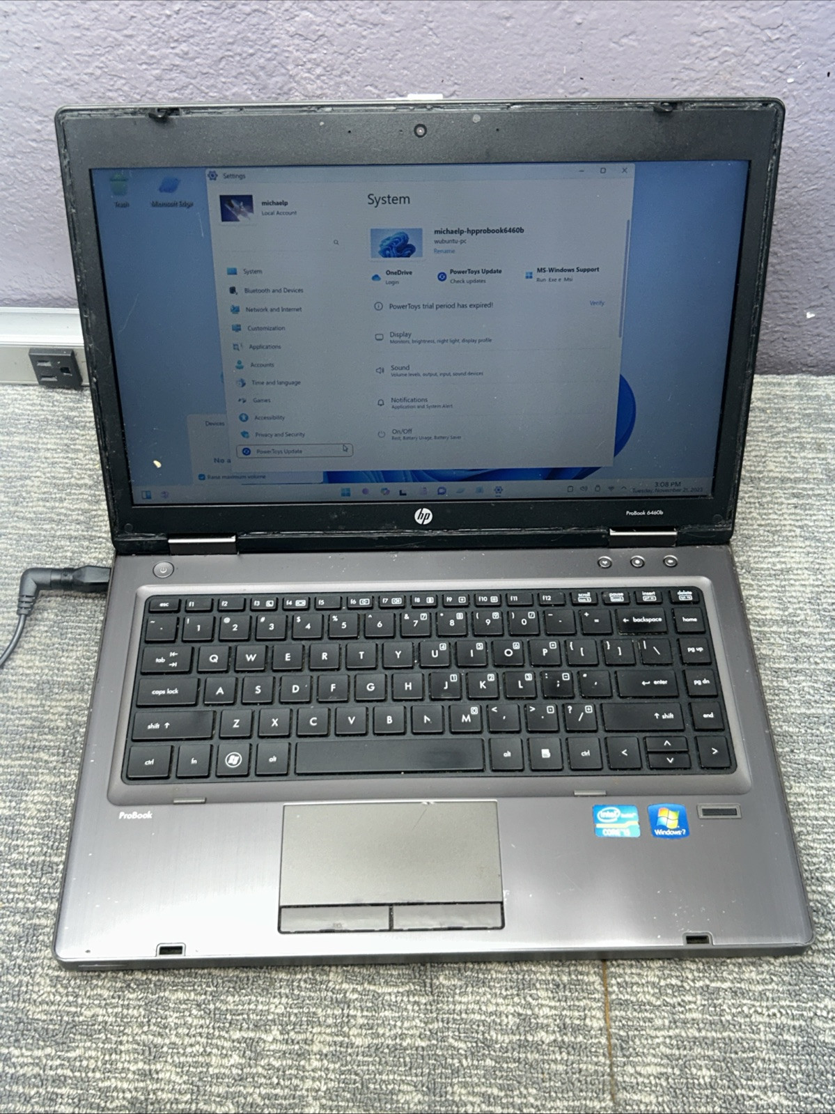 HP Probook 6460b Intel Core i5 14” Windows 8428
