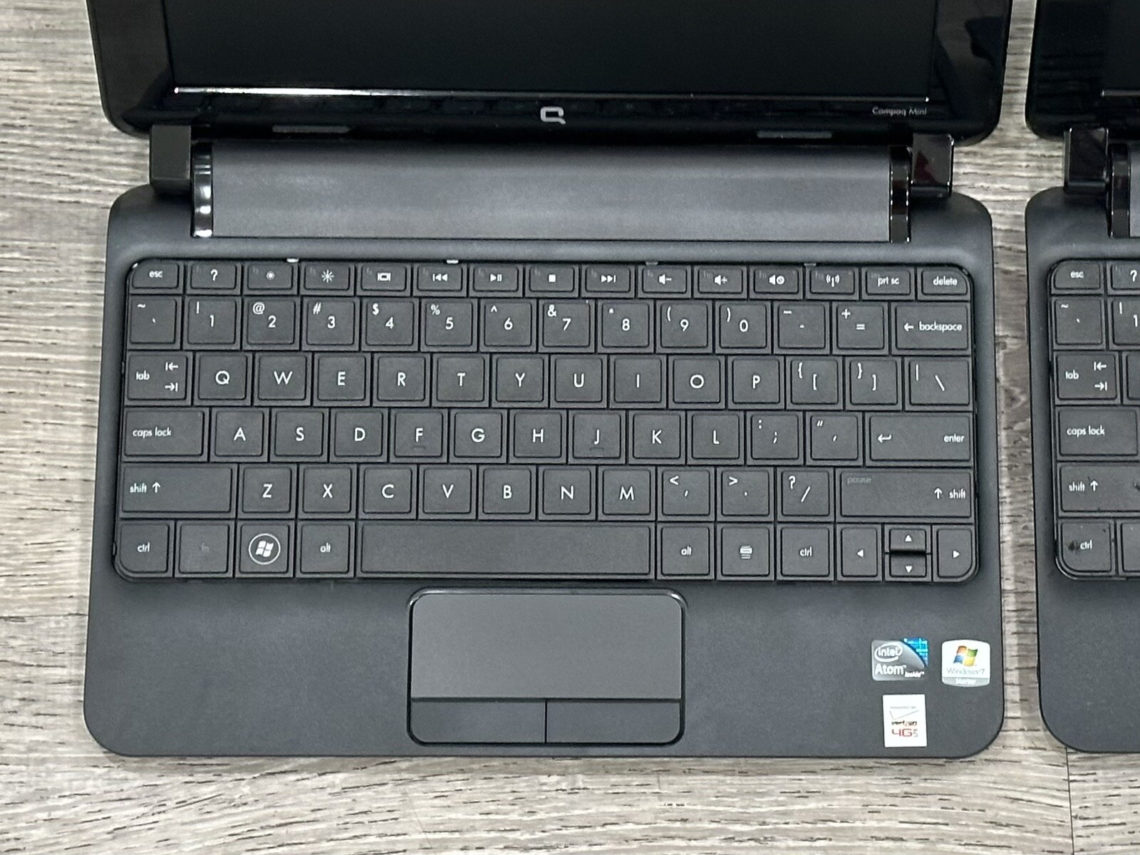 *Lot of 2* HP Compaq Mini CQ10 10.1” Intel Laptops NO HDD / RAM (For Parts ONLY)