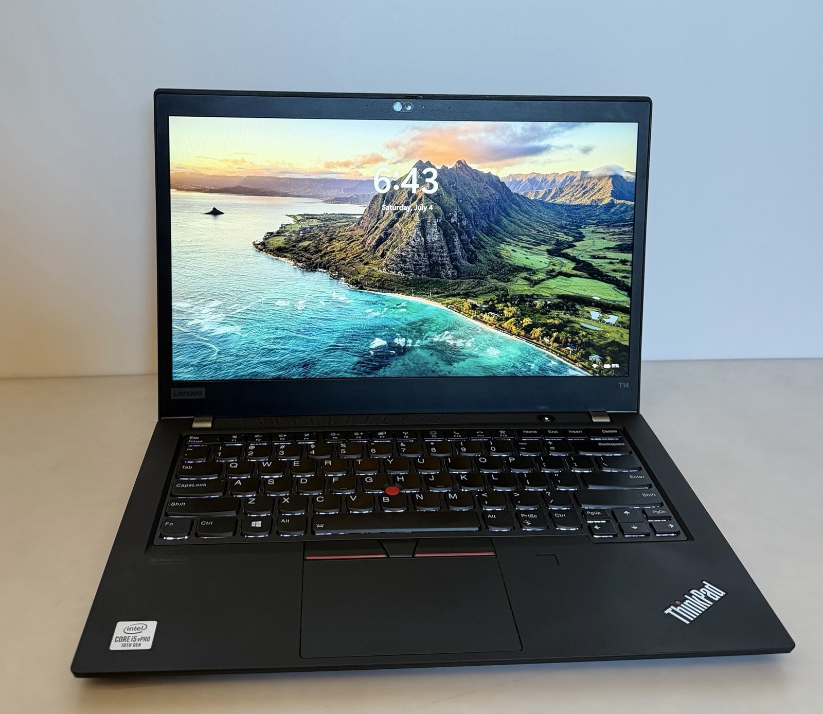 Lenovo ThinkPad T14 Gen 1 Core i5-10310U 16GB RAM 512GB SSD Win11 Pro Laptop.