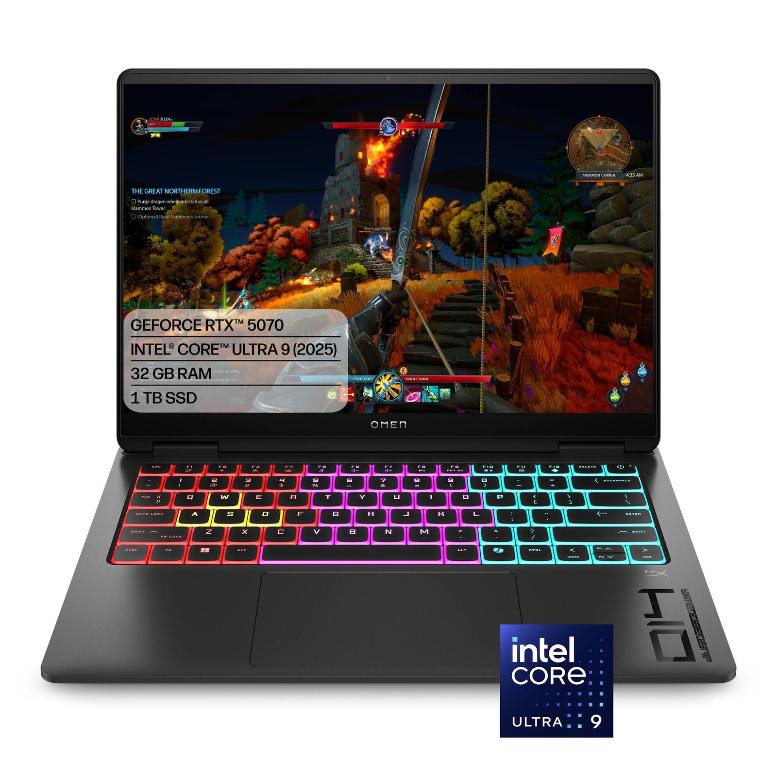 HP OMEN – Transcend 14″ 120Hz 3K OLED Gaming Laptop – Intel Core Ultra 9 (202…