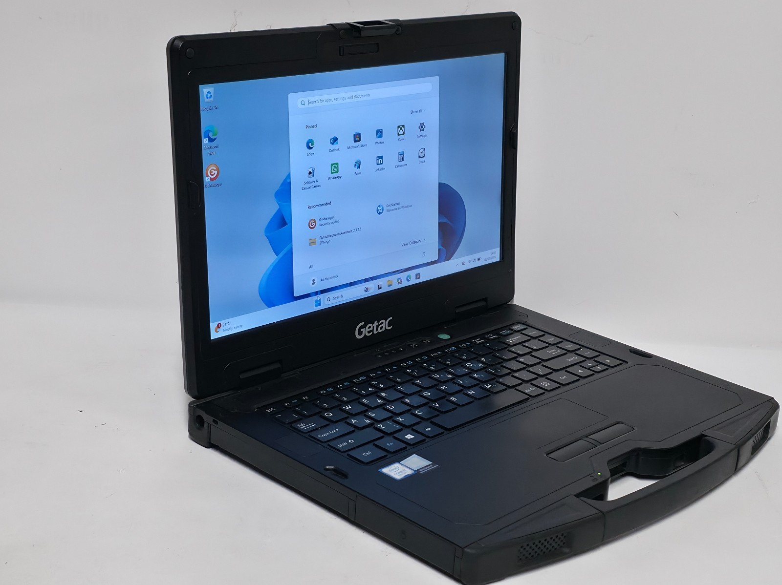 GETAC S410 G3 RUGGED LAPTOP 14″ FHD CORE i5-8265U 16GB 256GB SSD HDMI GPS #039