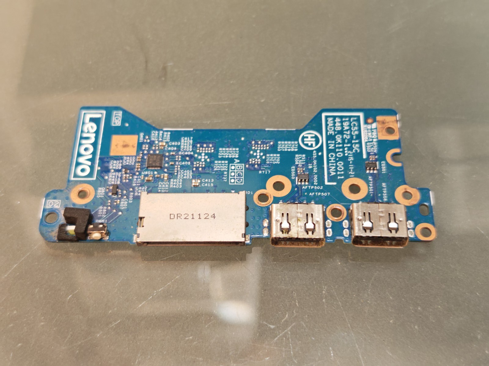 LENOVO FLEX 5 5-14ARE05 5-14IIL05 5-14ITL05 CARD 2 USB SD POWER 448.0K110.0011