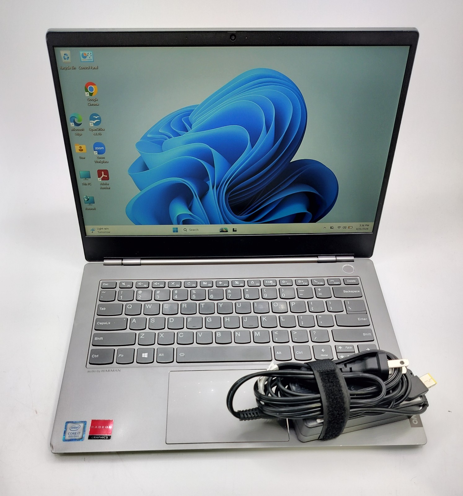 Lenovo ThinkBook 14s i7-8565U 16GB 256GB SSD Radeon 540X Laptop Win 11 Pro Read