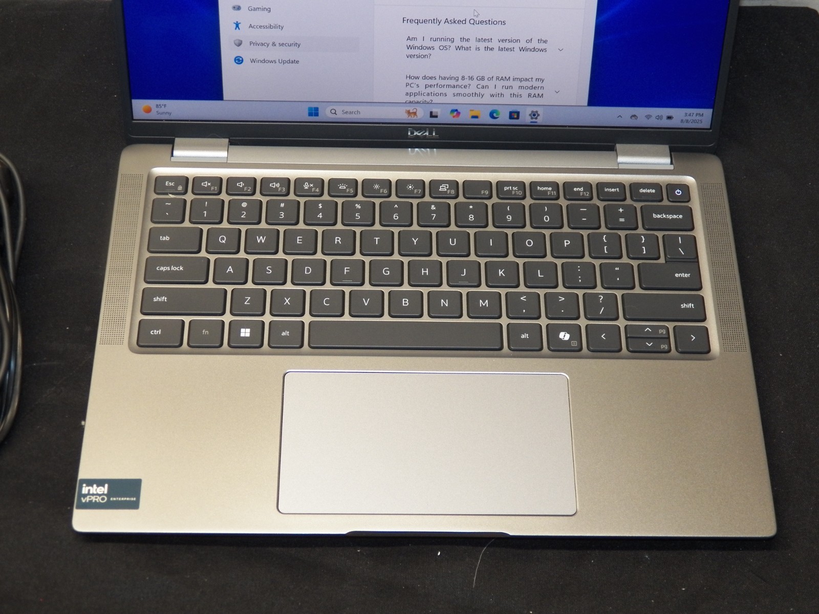 Dell Latitude 7450 14 Inch Windows 11 Pro Touch – Ultra 7/16GB/Backlit KB/TB4 J