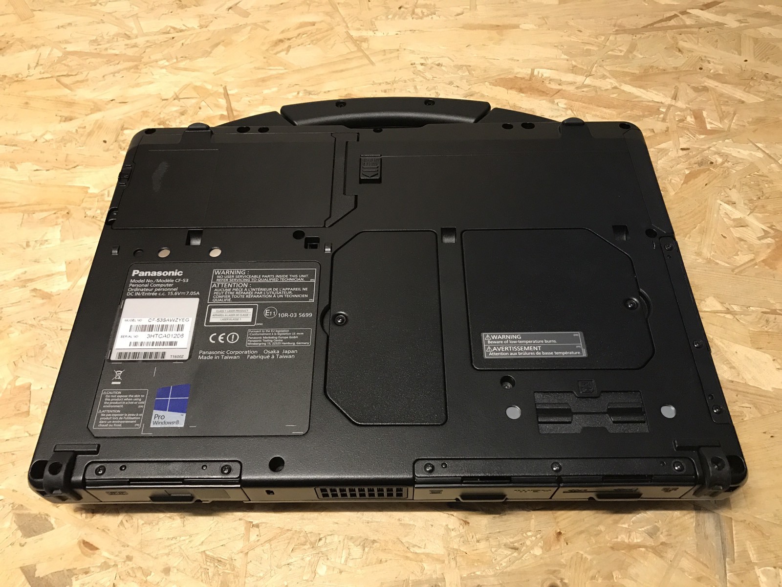 Panasonic CF-53 MK3,Intel Core i5-3340M,2.7GHz,8GB,512GB SSD,Win 7 Pro,DEMO