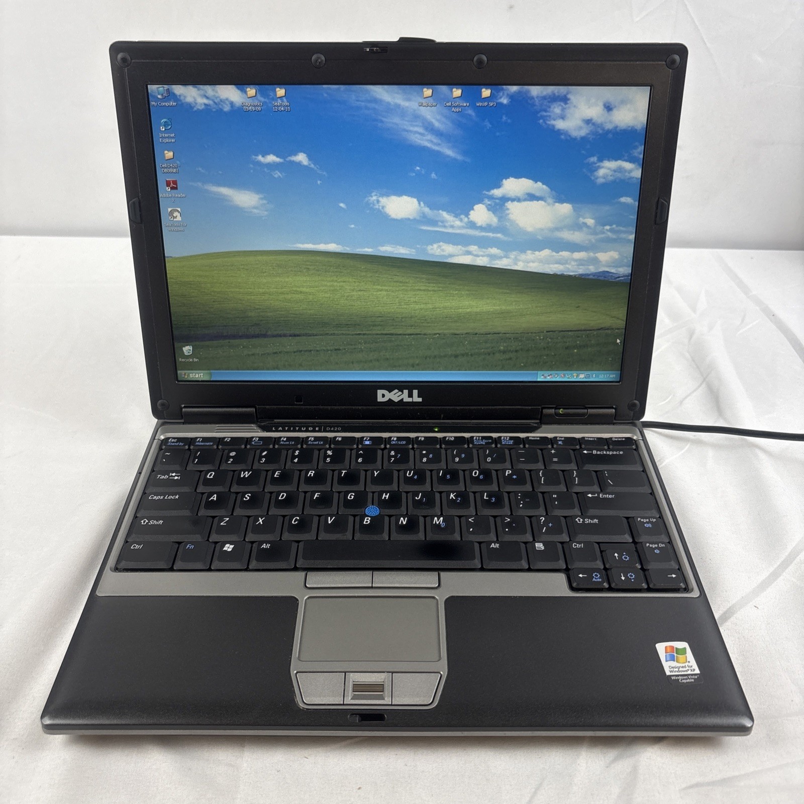 Dell Latitude D420 Intel Core Solo DDR2 HDD 60GB Windows XP w/ Charger